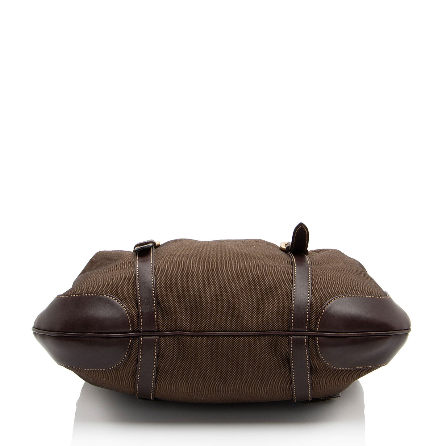 Prada Canapa Logo Belted Tote (SHF-zDMSqS)