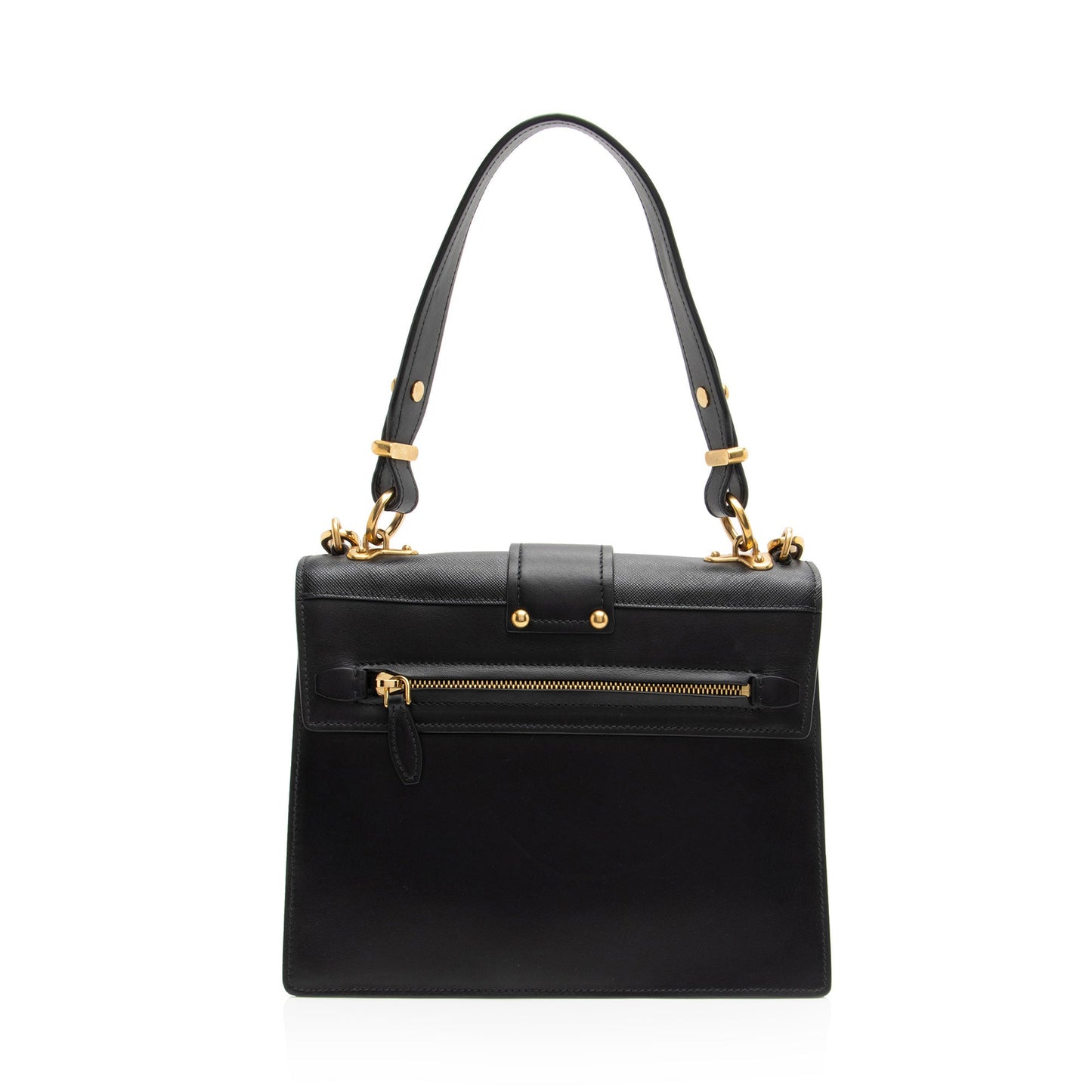 Prada Calfskin Cahier Top Handle (SHF-1Td68q)