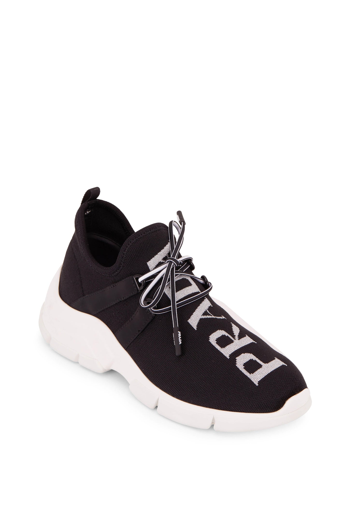PRADA XY LOGO KNIT SNEAKERS