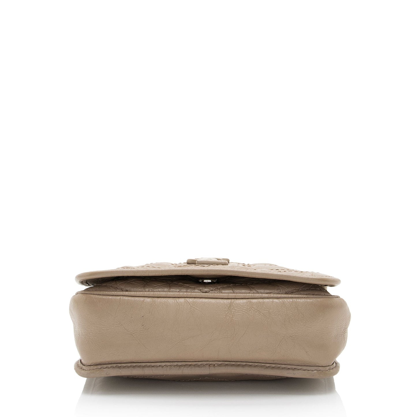 Saint Laurent Crinkled Calfskin Monogram Niki Chain Wallet (SHF-afCOLO)