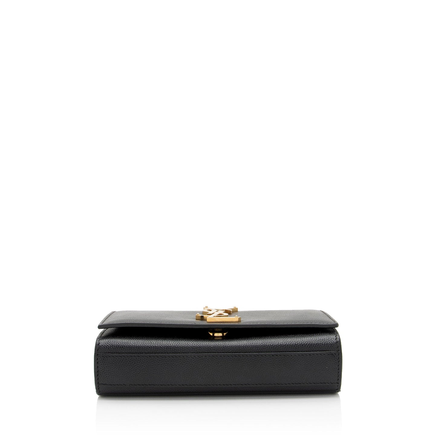 Saint Laurent Grain de Poudre Monogram Kate Small Crossbody (SHF-Ky2Gwi)