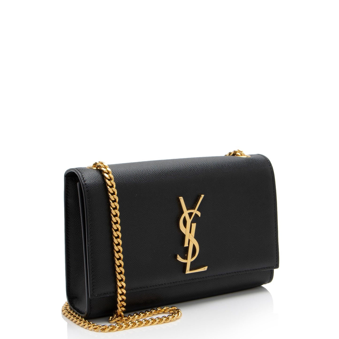 Saint Laurent Grain de Poudre Monogram Kate Small Shoulder Bag (SHF-TDZTnZ)
