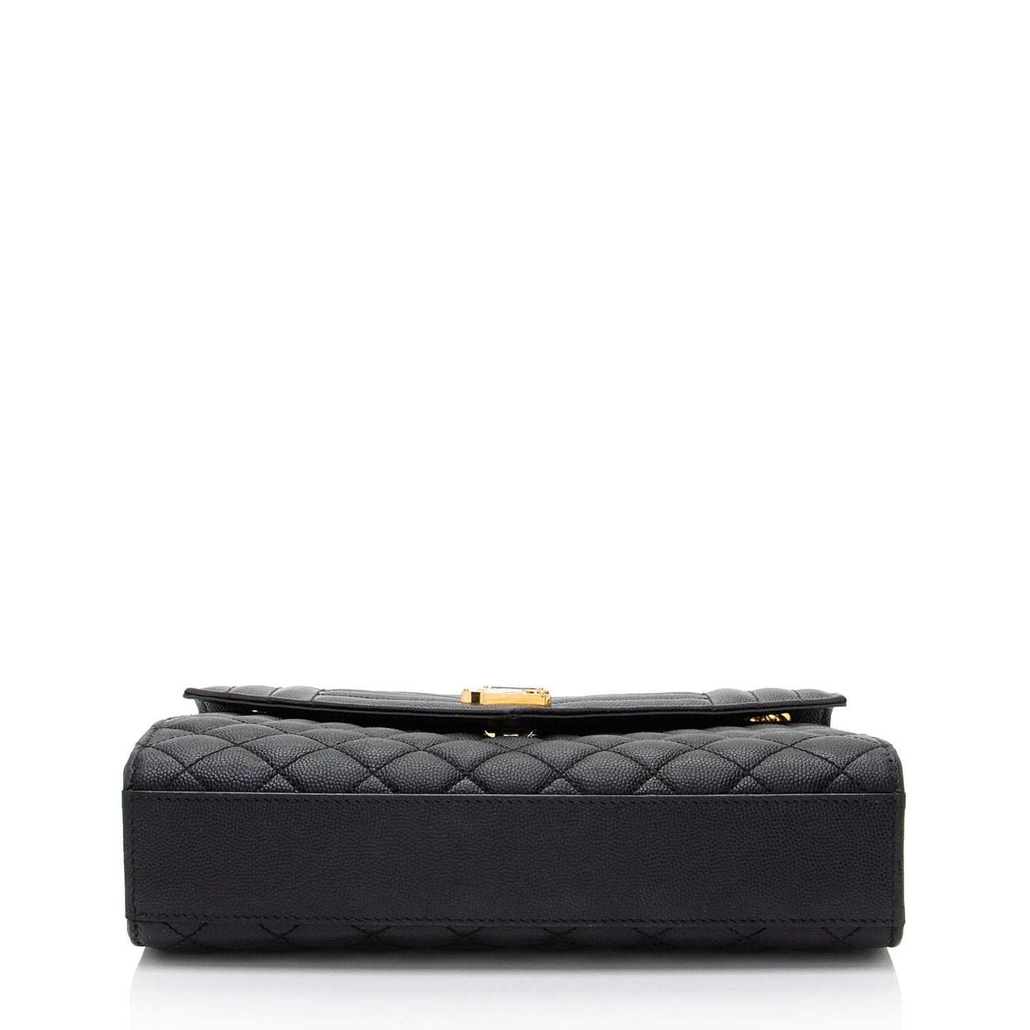 Saint Laurent Mixed Matelasse Grain de Poudre Monogram Medium Shoulder Bag (SHF-rmK6K7)
