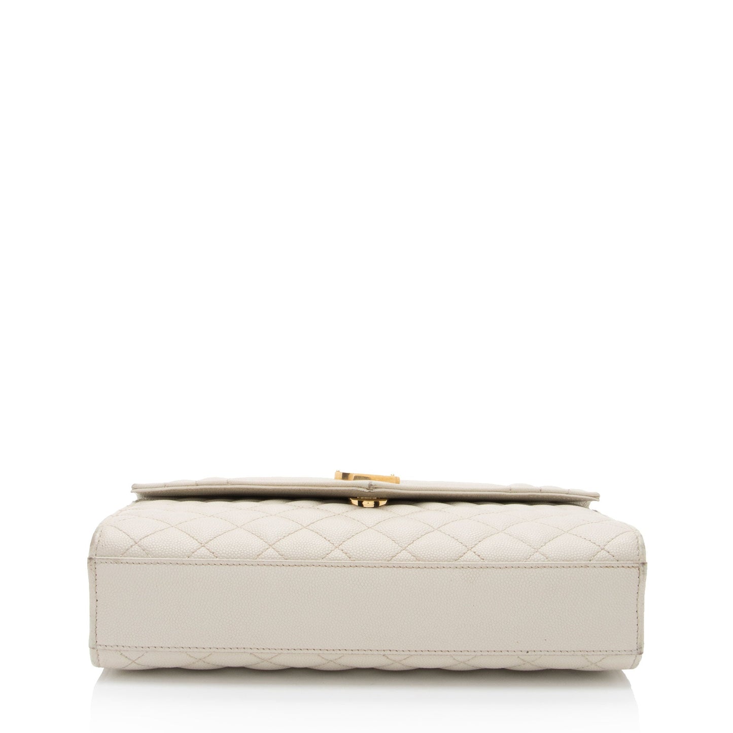 Saint Laurent Mixed Matelasse Grain de Poudre Monogram Medium Shoulder Bag (SHF-zIEuMS)