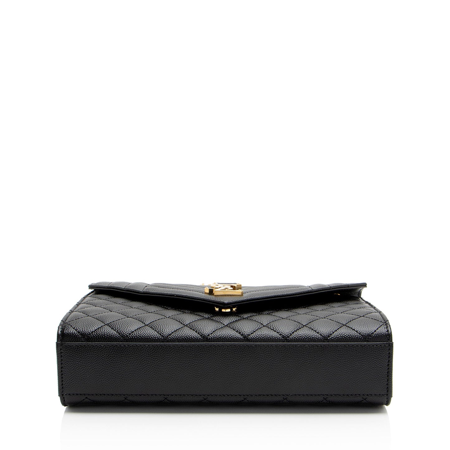 Saint Laurent Mixed Matelasse Grain de Poudre Monogram Medium Shoulder Bag (SHF-q1dWci)