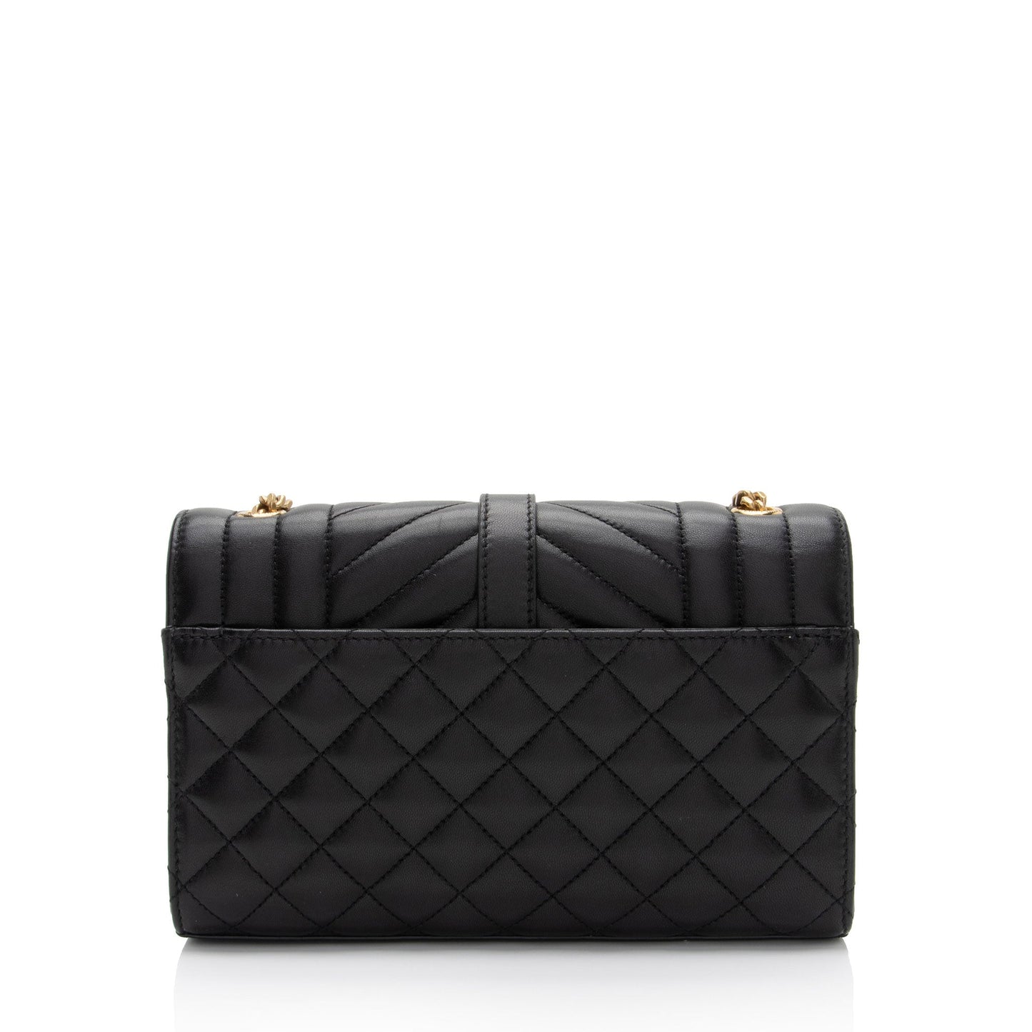 Saint Laurent Mixed Matelasse Lambskin Monogram Small Shoulder Bag (SHF-gYiuTh)