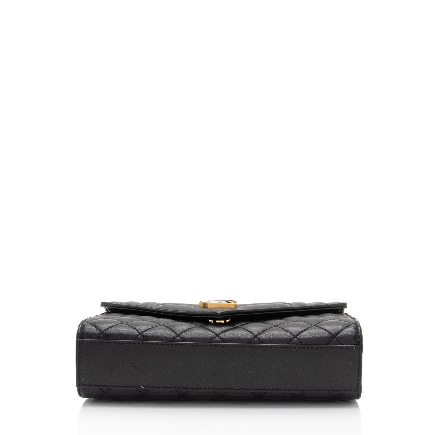 Saint Laurent Mixed Matelasse Lambskin Monogram Small Shoulder Bag (SHF-gYiuTh)