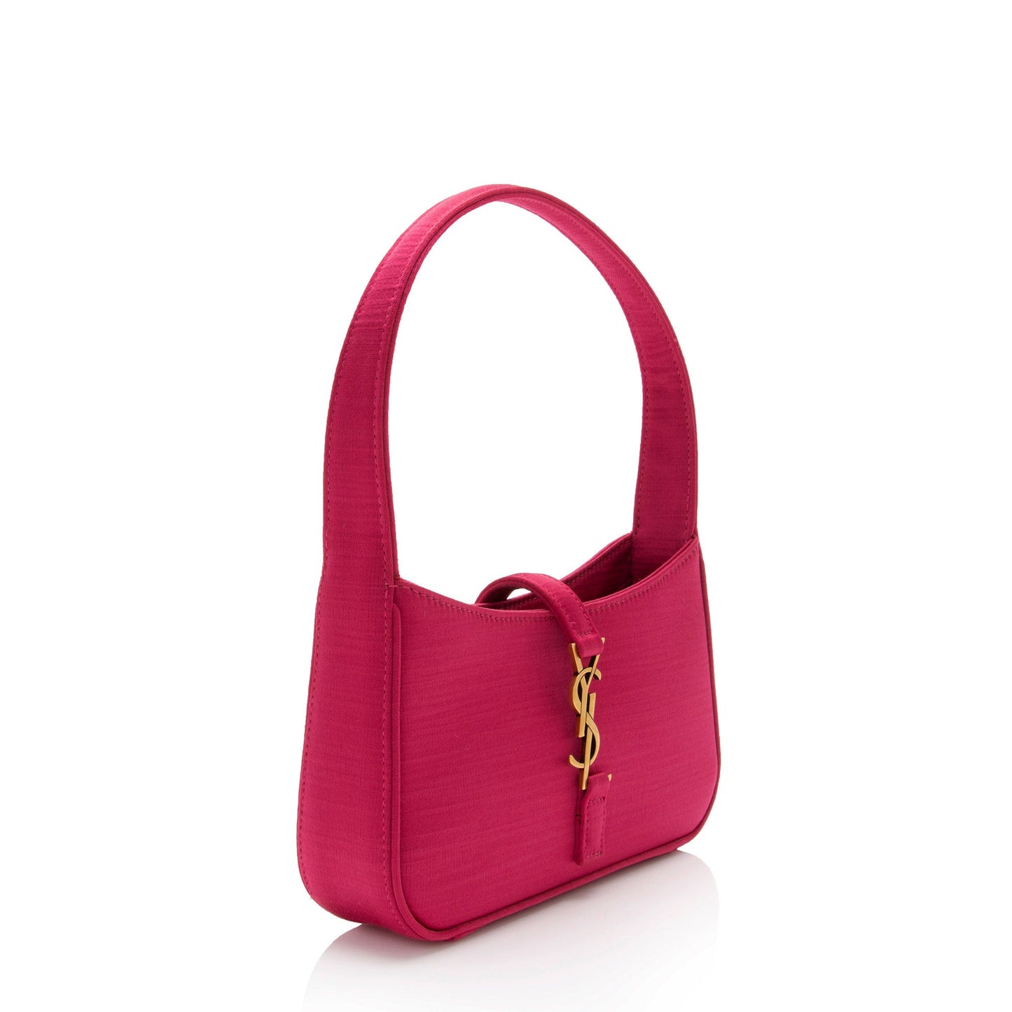 Saint Laurent Satin Monogram Le 5 A 7 Mini Hobo (SHF-TY5jhD)