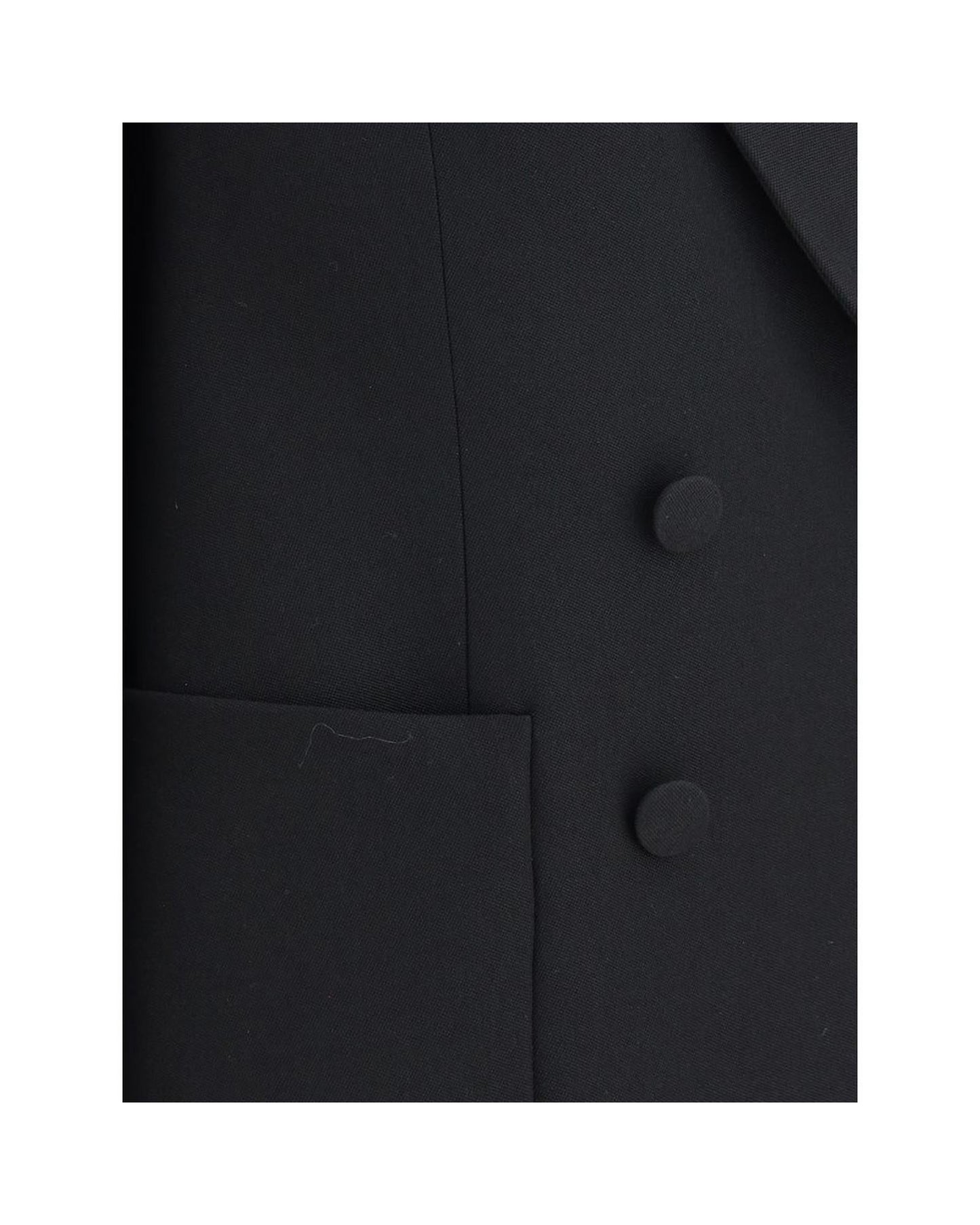 Valentino DoubleBreasted Blazer Classic Tailored Women Black Coats