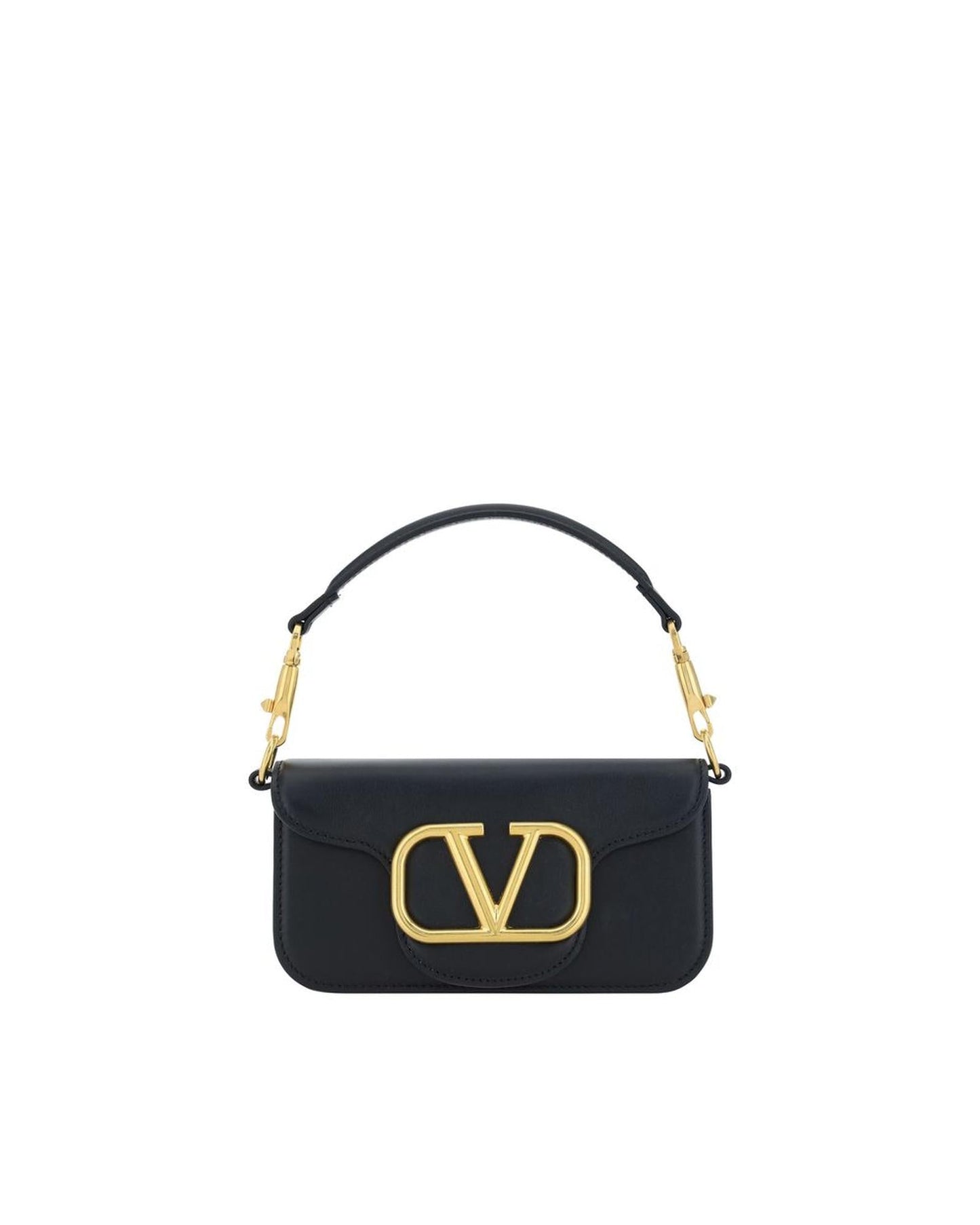 Valentino Garavani Roman Stud Shoulder Bag Women Black ONE SIZE Black