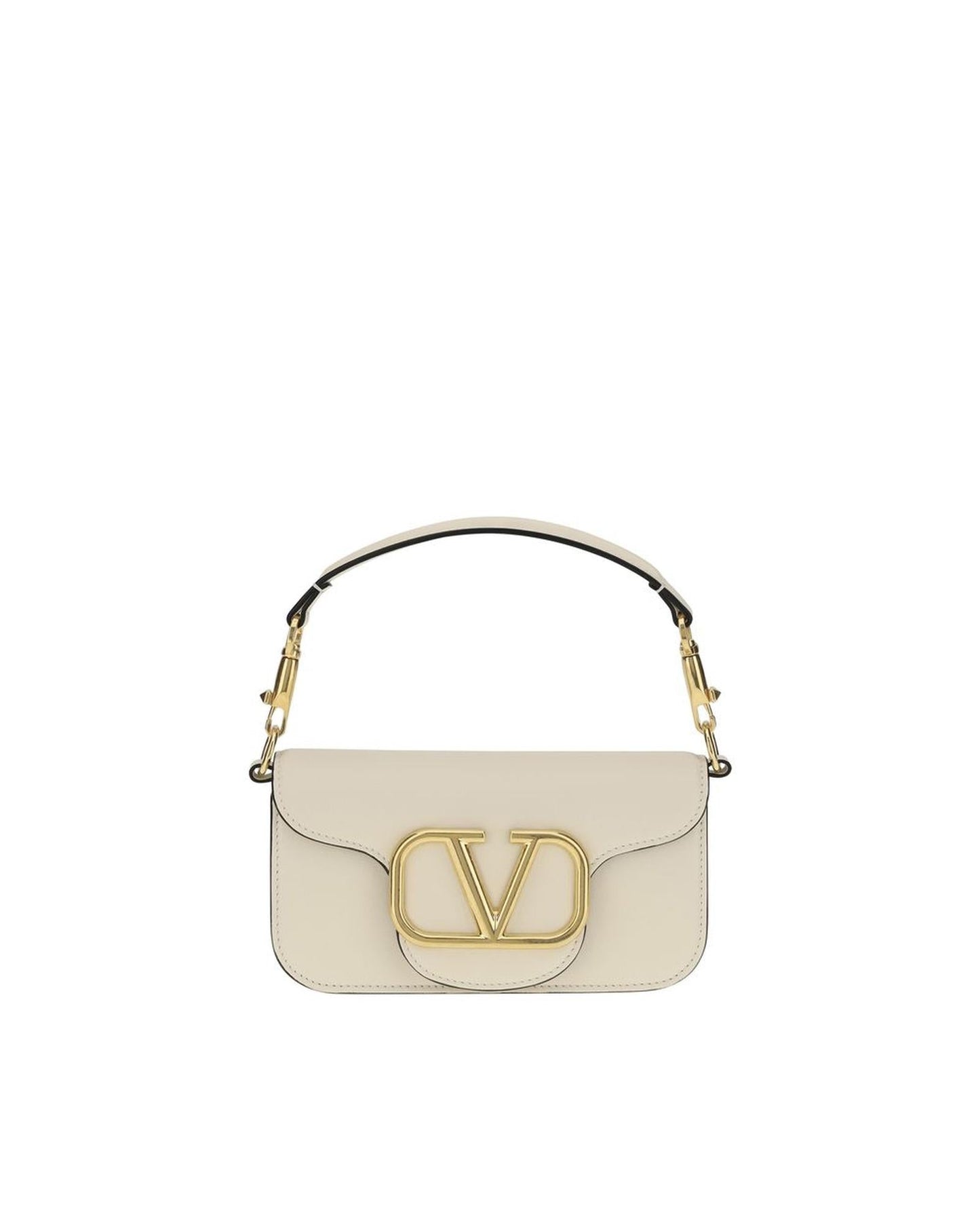 Valentino Garavani Roman Stud Shoulder Bag Women Cream ONE SIZE Cream