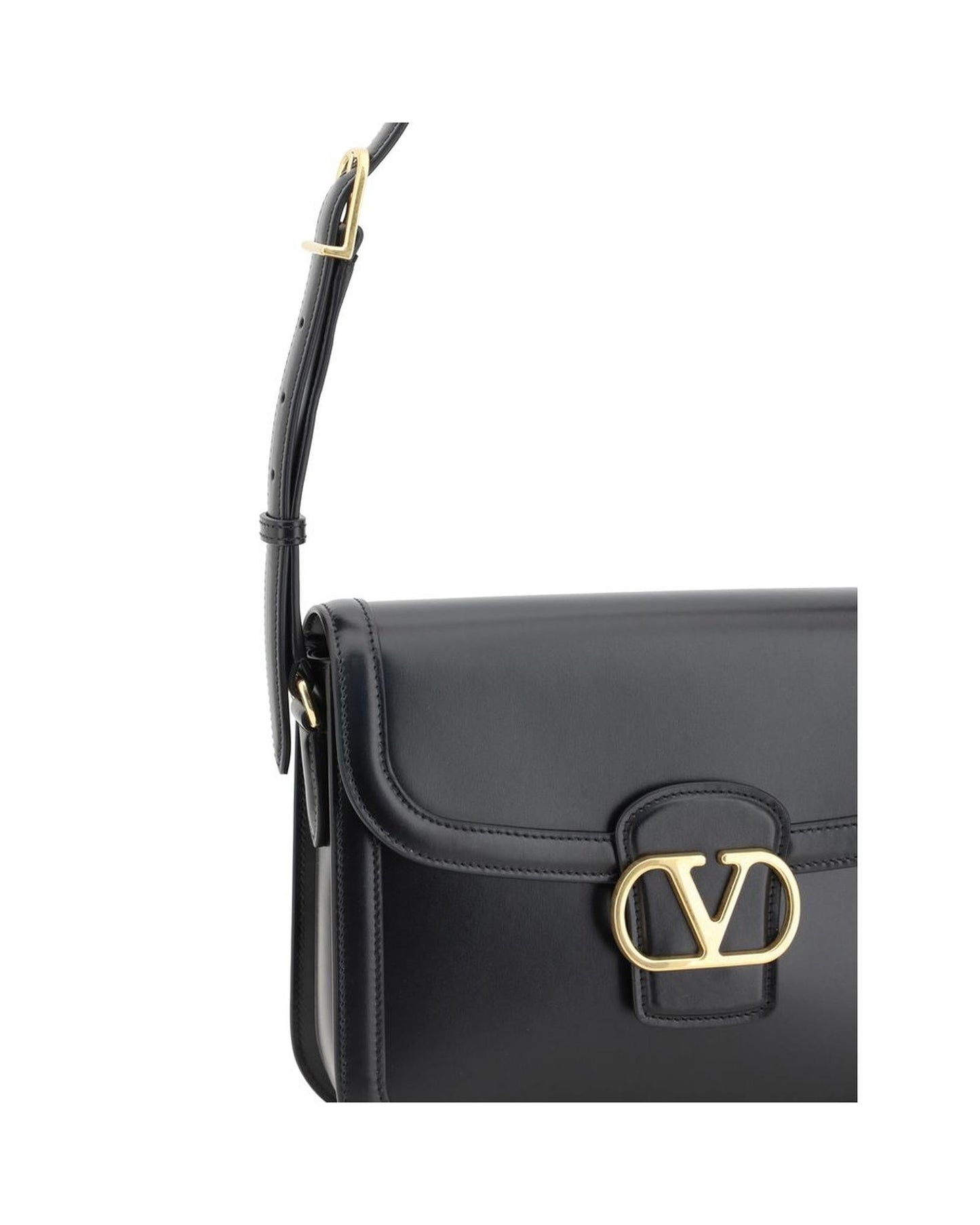 Valentino Garavani Roman Stud Shoulder Bag Women Black
