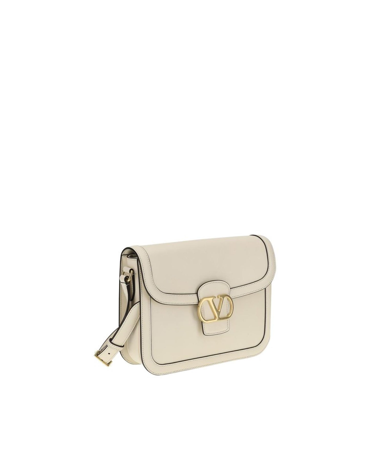 Valentino Garavani Roman Stud Shoulder Bag Women Cream