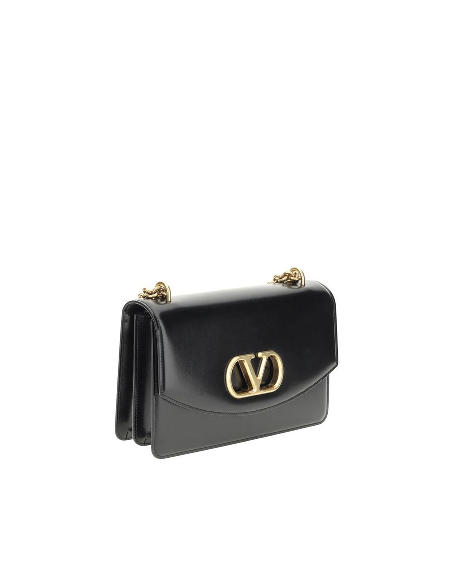 Valentino Garavani Roman Stud Shoulder Bag Chain Strap Women Red