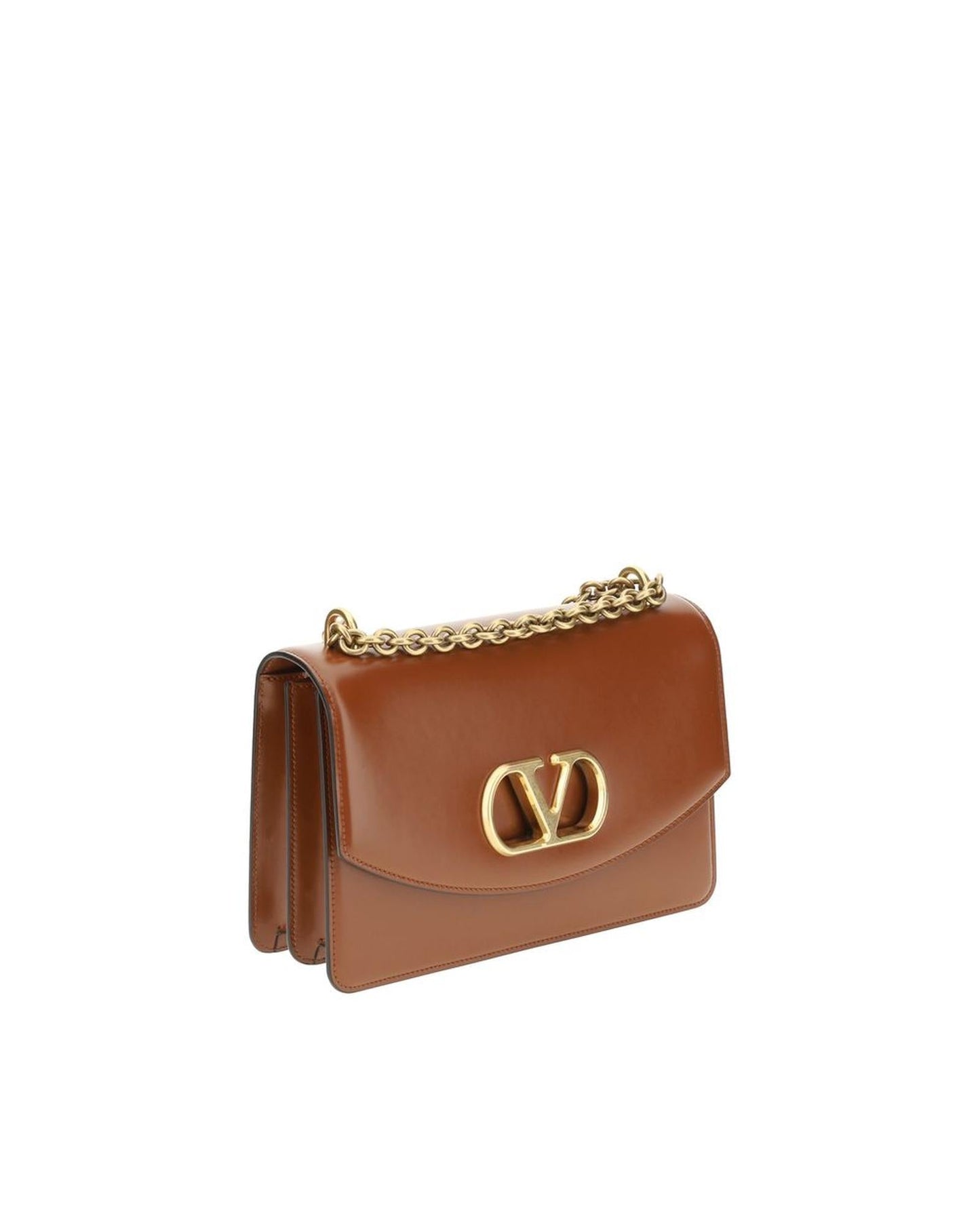 Valentino Garavani Roman Stud Shoulder Bag Women Brown