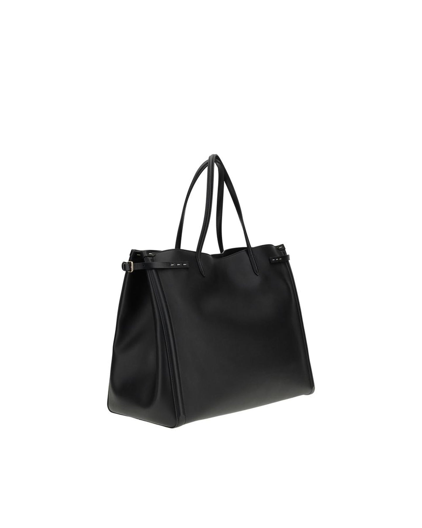 Valentino Garavani Roman Stud Medium Tote Women Black Shoulder Bags
