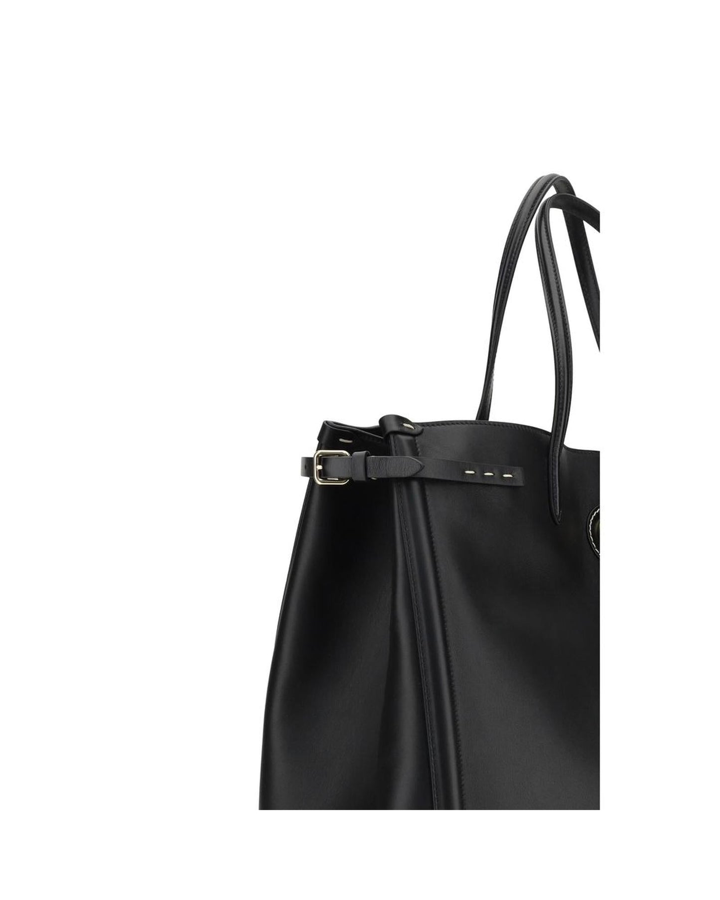 Valentino Garavani Roman Stud Medium Tote Women Black Shoulder Bags