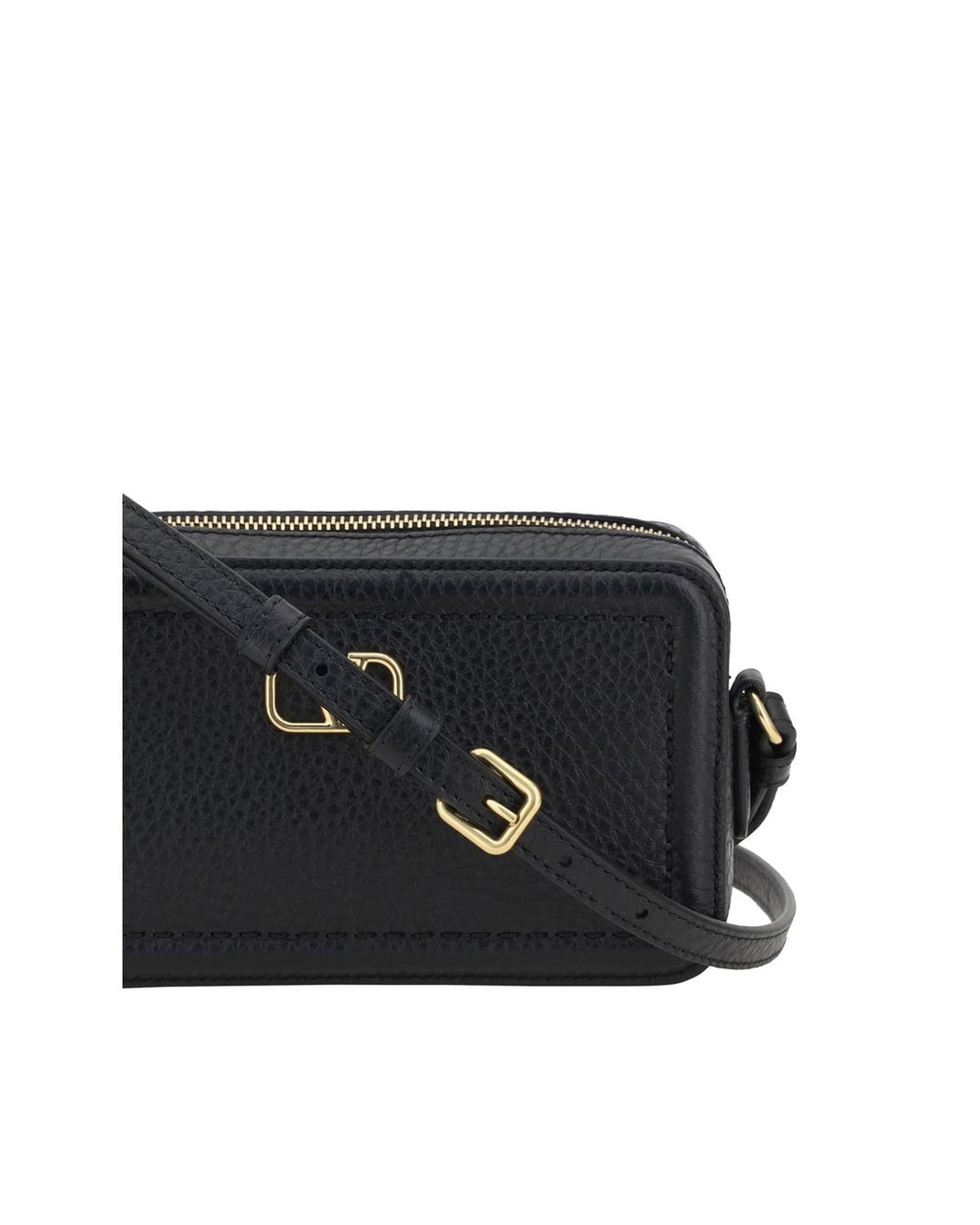 Valentino Garavani Roman Stud Camera Bag Leather Women Black Wallets & Pouches