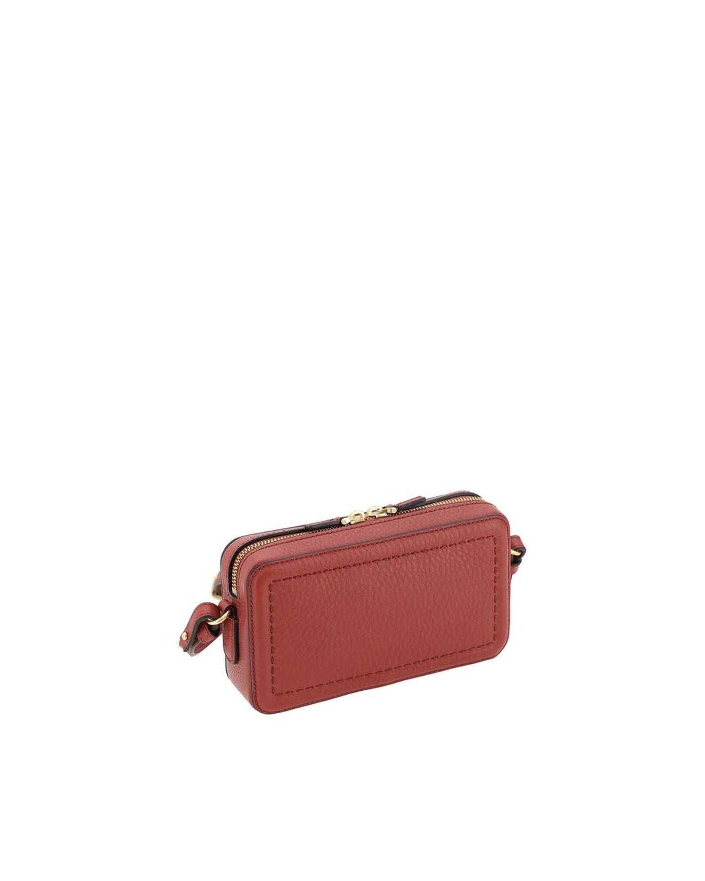 Valentino Garavani Roman Stud Camera Case Leather Women Red Wallets & Pouches