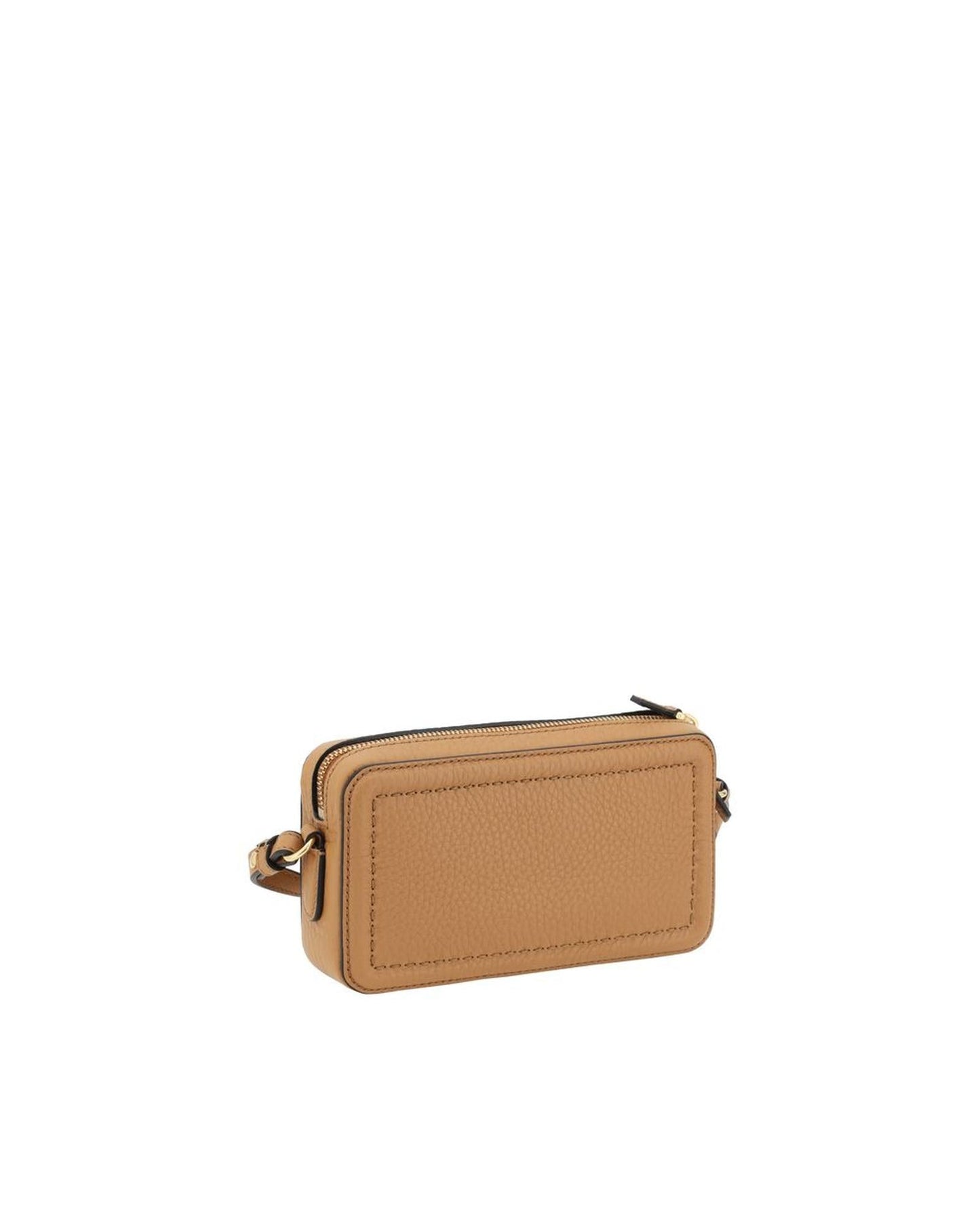 Valentino Garavani Roman Stud Camera Case Crossbody Women Brown Wallets & Pouches