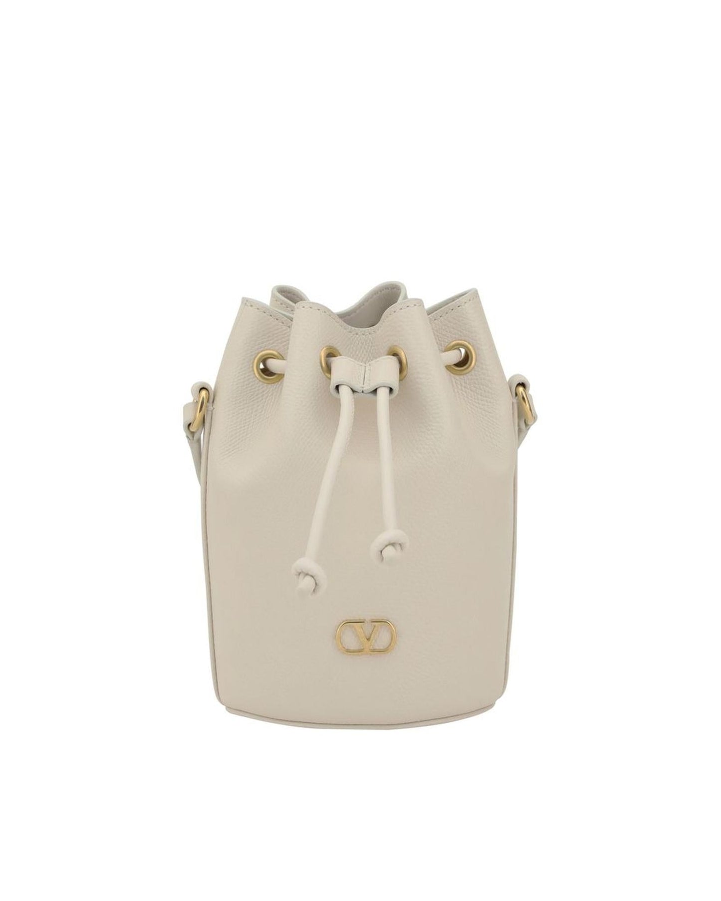 Valentino Garavani Roman Stud Mini Bucket Bag Women Cream Wallets & Pouches ONE SIZE Cream