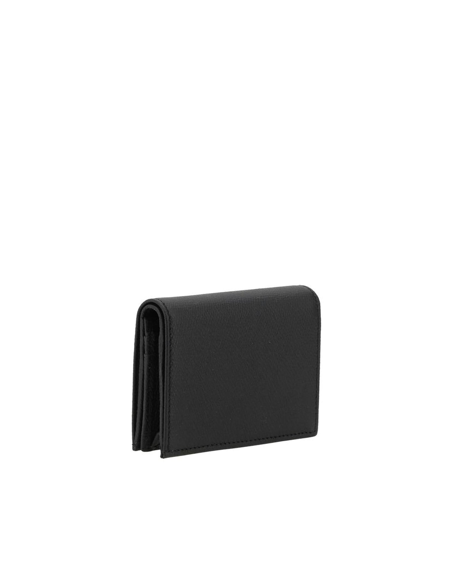 Valentino Garavani Rockstud Card Holder Leather Wallet Women Black Wallets & Pouches