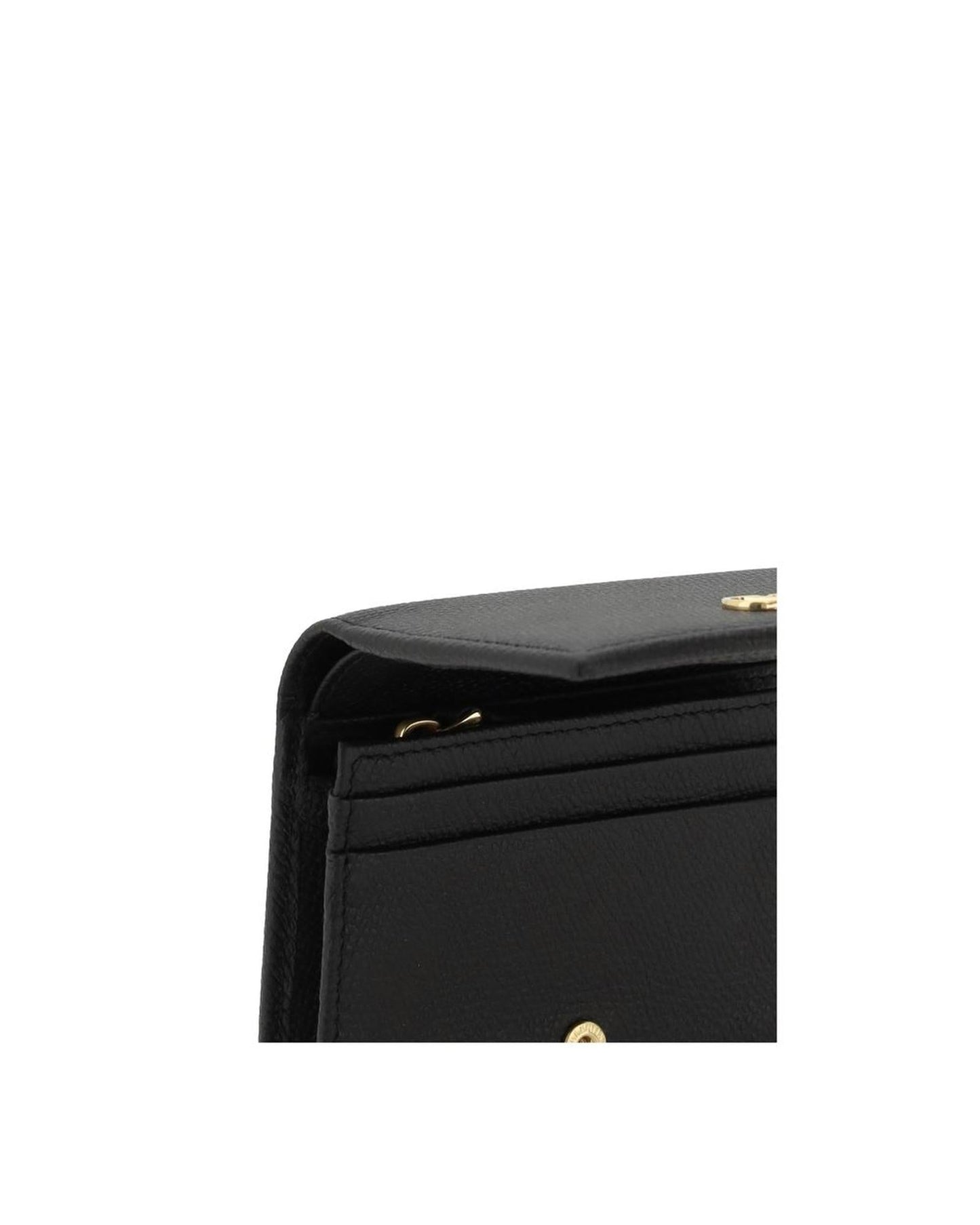 Valentino Garavani Rockstud Card Holder Leather Wallet Women Black Wallets & Pouches