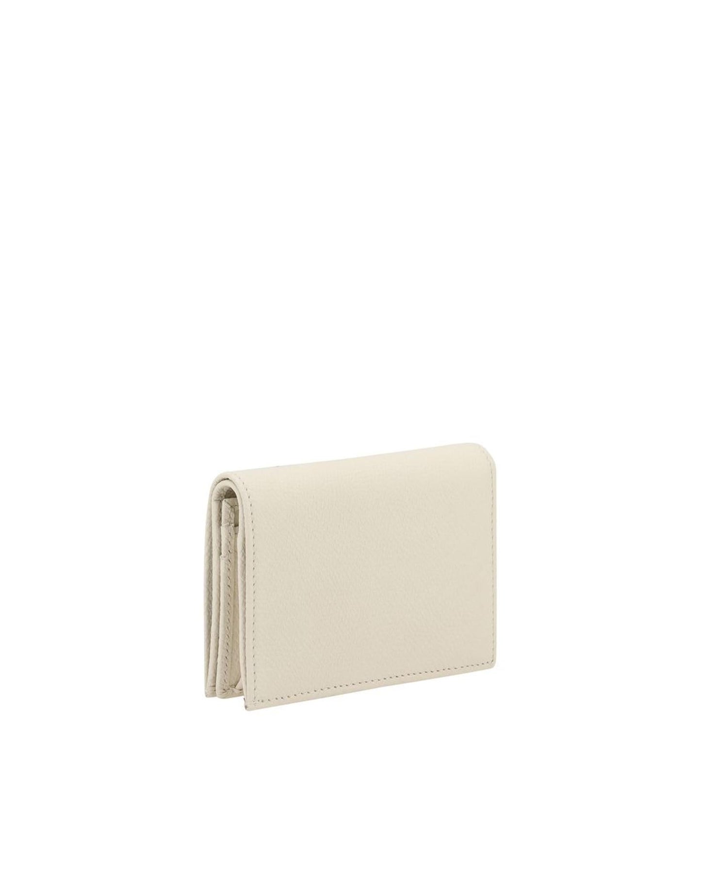 Valentino Garavani Rockstud Card Holder Small Leather Wallet Women Cream Wallets & Pouches