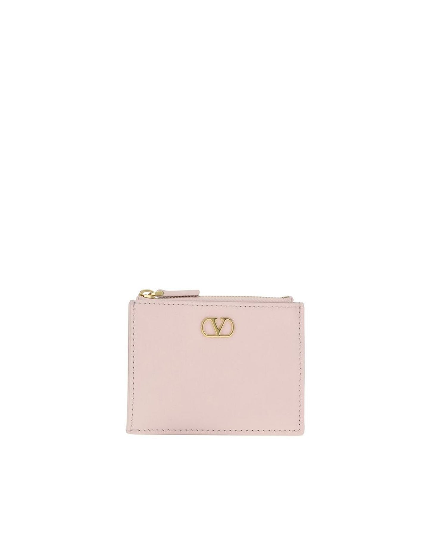 Valentino Garavani Rockstud Mini Wallet Zip Closure Women Multicolor Wallets & Pouches ONE SIZE Multicolor