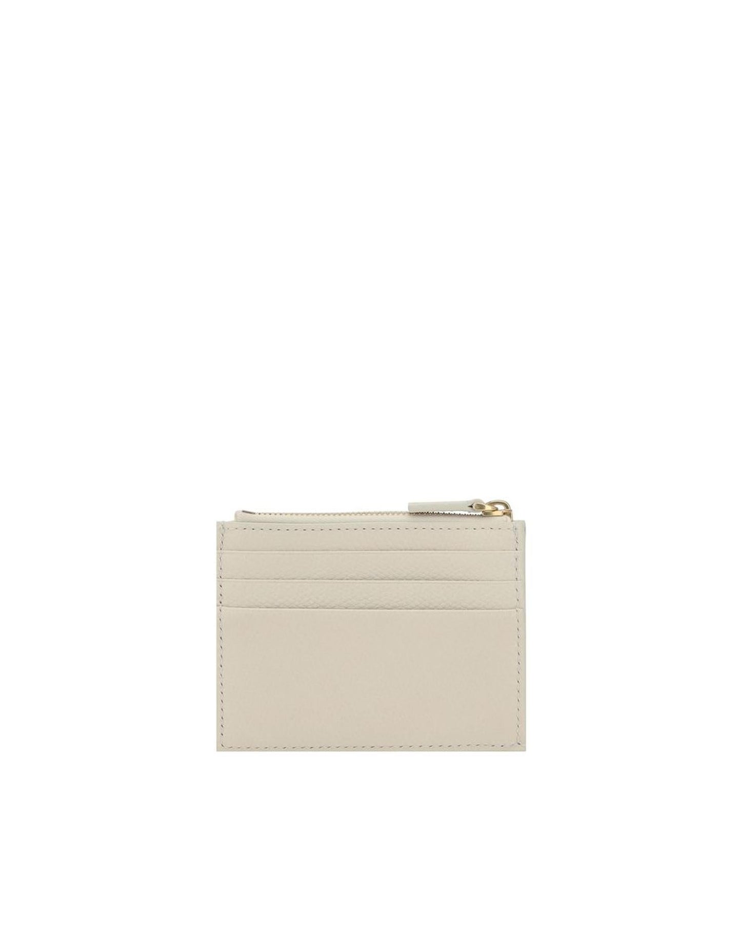 Valentino Garavani Rockstud Zip Around Wallet Women Cream Wallets & Pouches