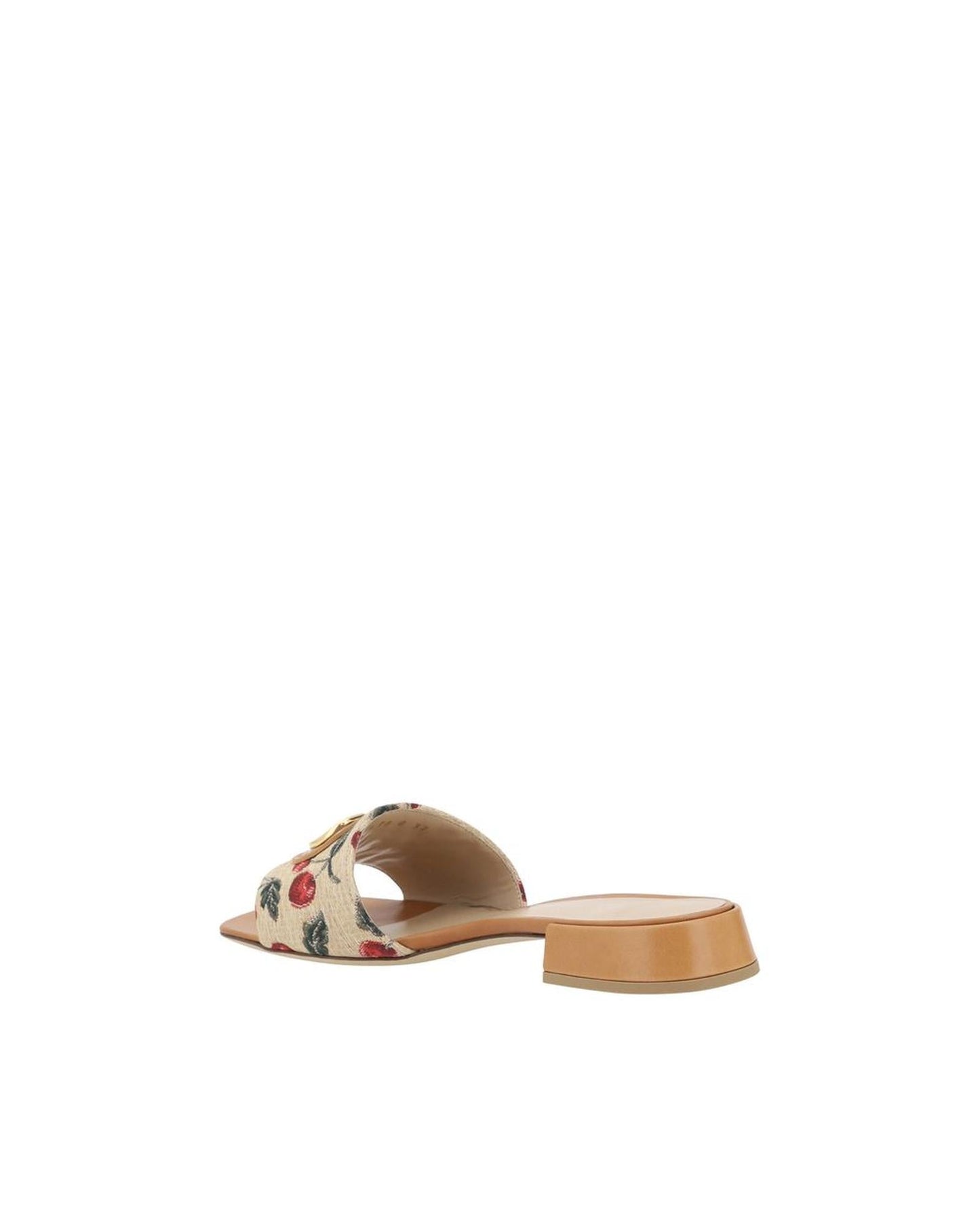 Valentino Garavani Roman Stud Cherry Print Slide Sandal Women Multicolor
