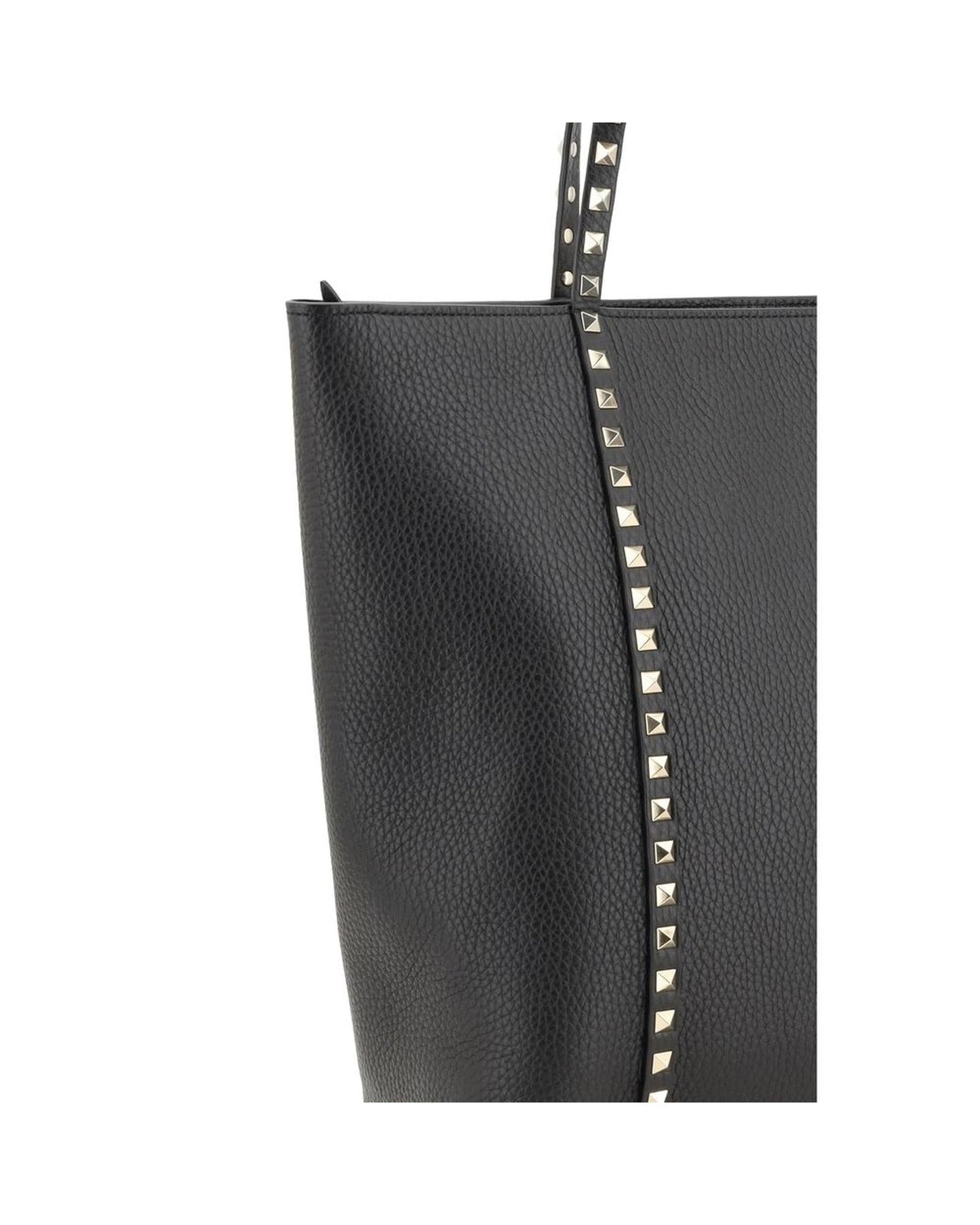 Valentino Garavani Rockstud Tote Bag Medium Women Black Shoulder Bags