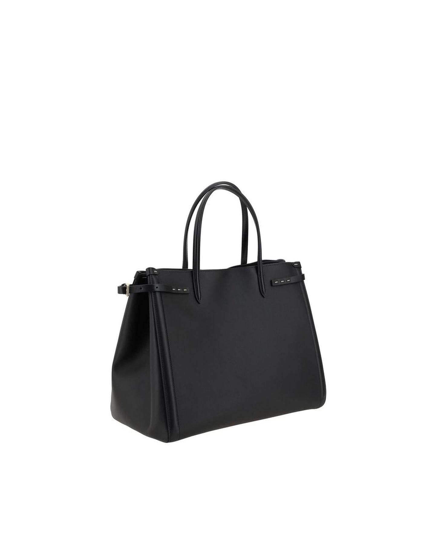 Valentino Garavani Roman Stud Tote Bag Small Women Black Shoulder Bags