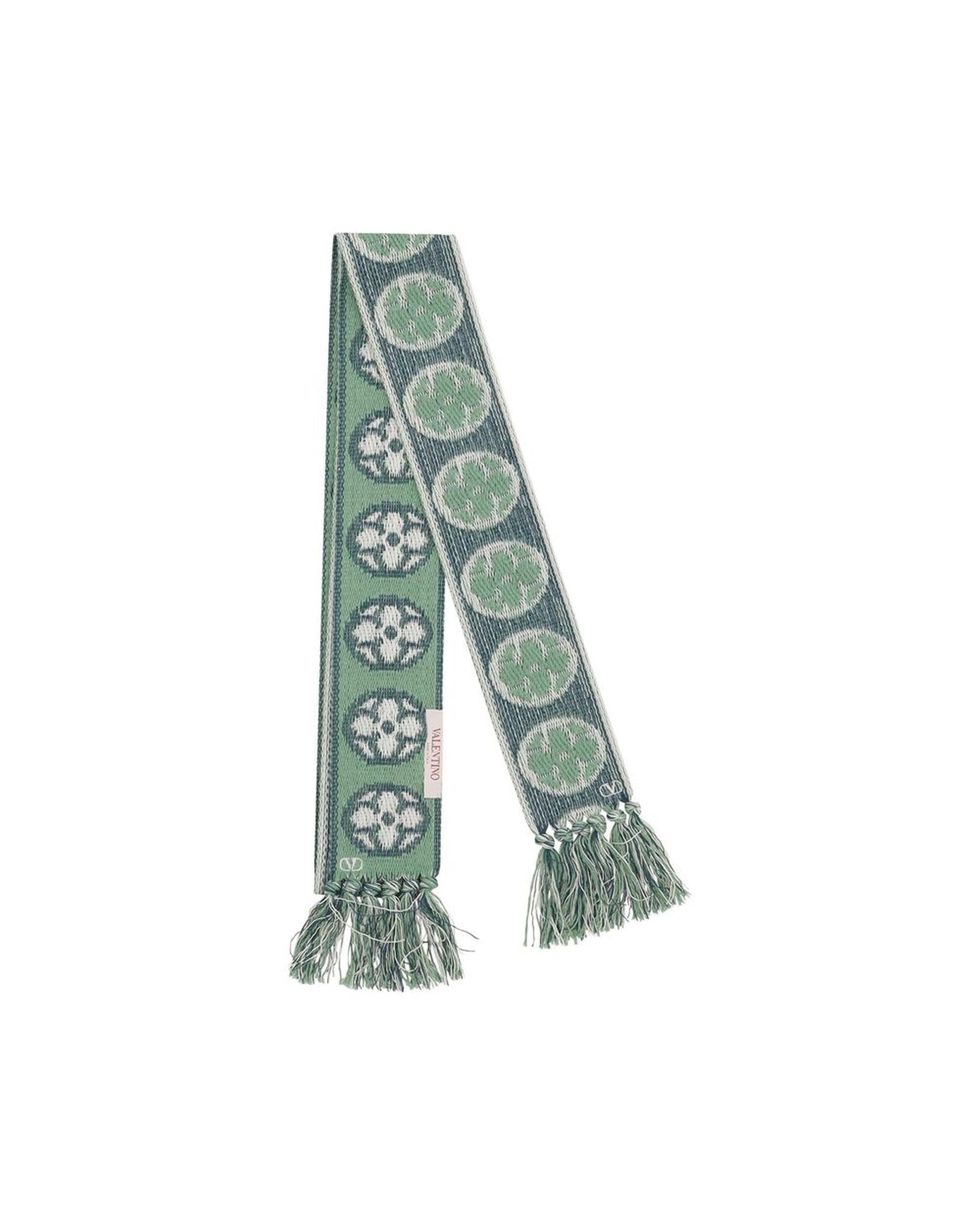 Valentino Garavani Floral Pattern Scarf - Woven Style Women Multicolor Scarves & Shawls