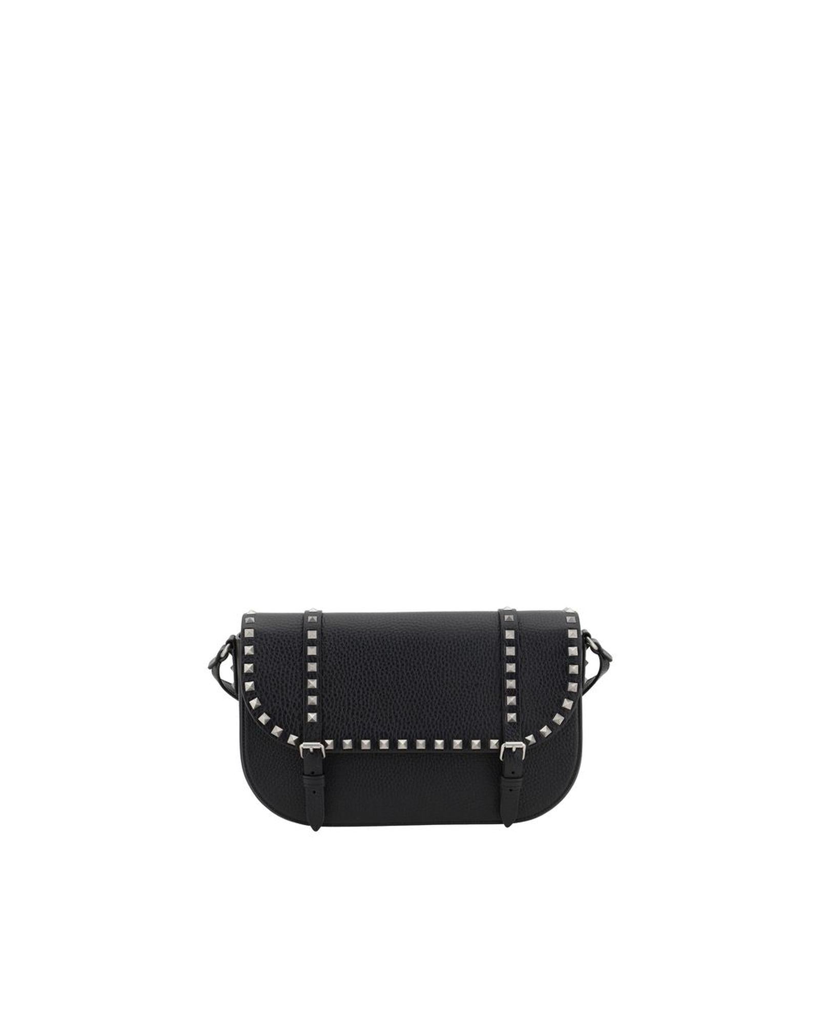 Valentino Garavani Rockstud Shoulder Bag Men Black ONE SIZE Black