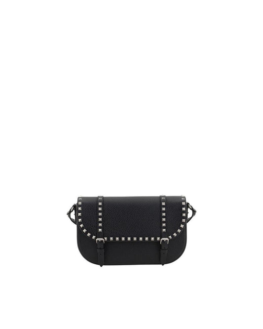 Valentino Garavani Rockstud Shoulder Bag Men Black ONE SIZE Black