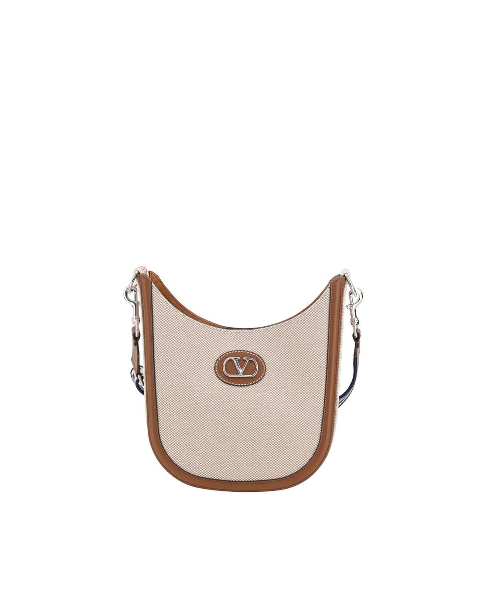 Valentino Garavani Roman Stud Small Half-Moon Bag Men Multicolor Shoulder Bags ONE SIZE Multicolor