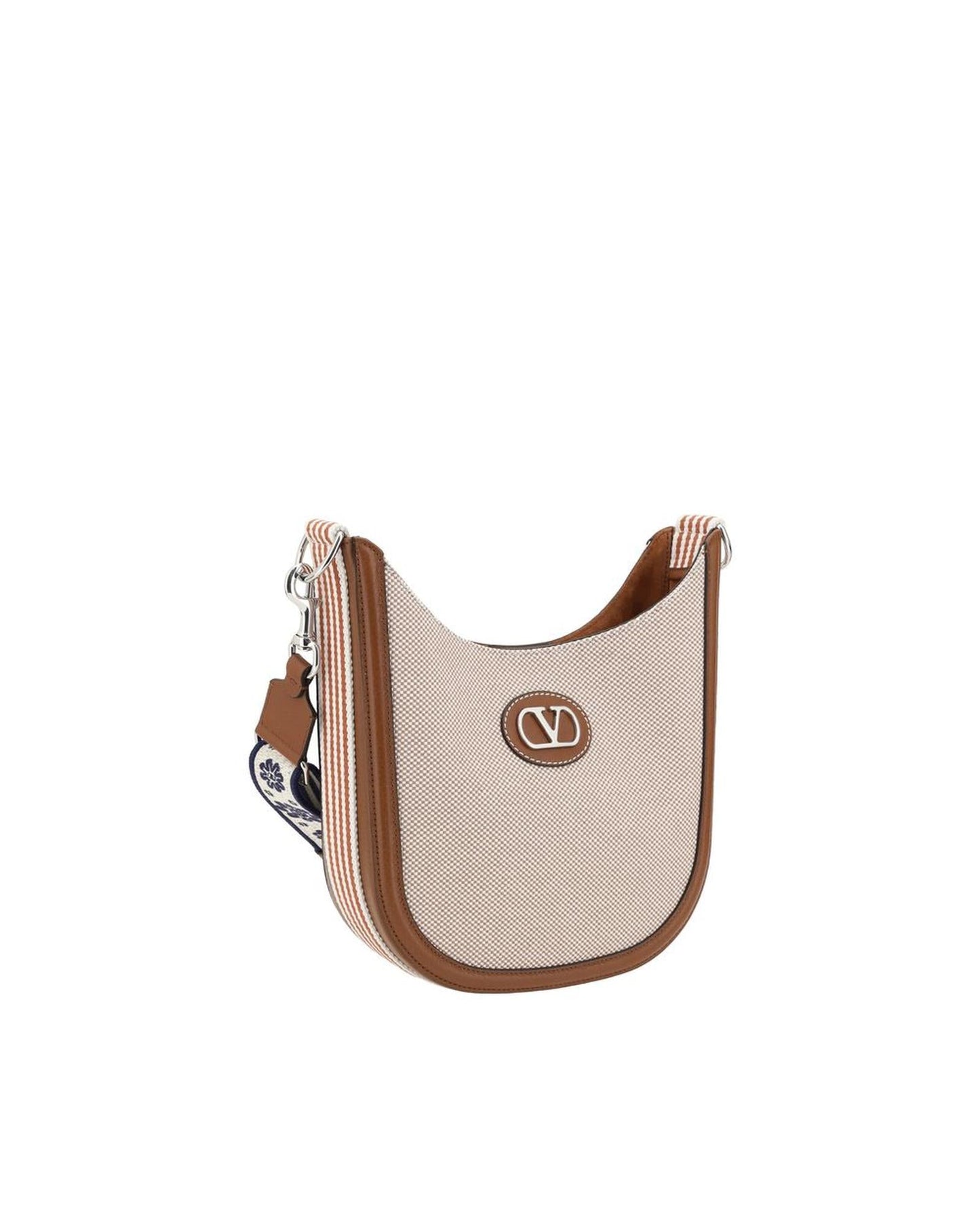Valentino Garavani Roman Stud Small Half-Moon Bag Men Multicolor Shoulder Bags