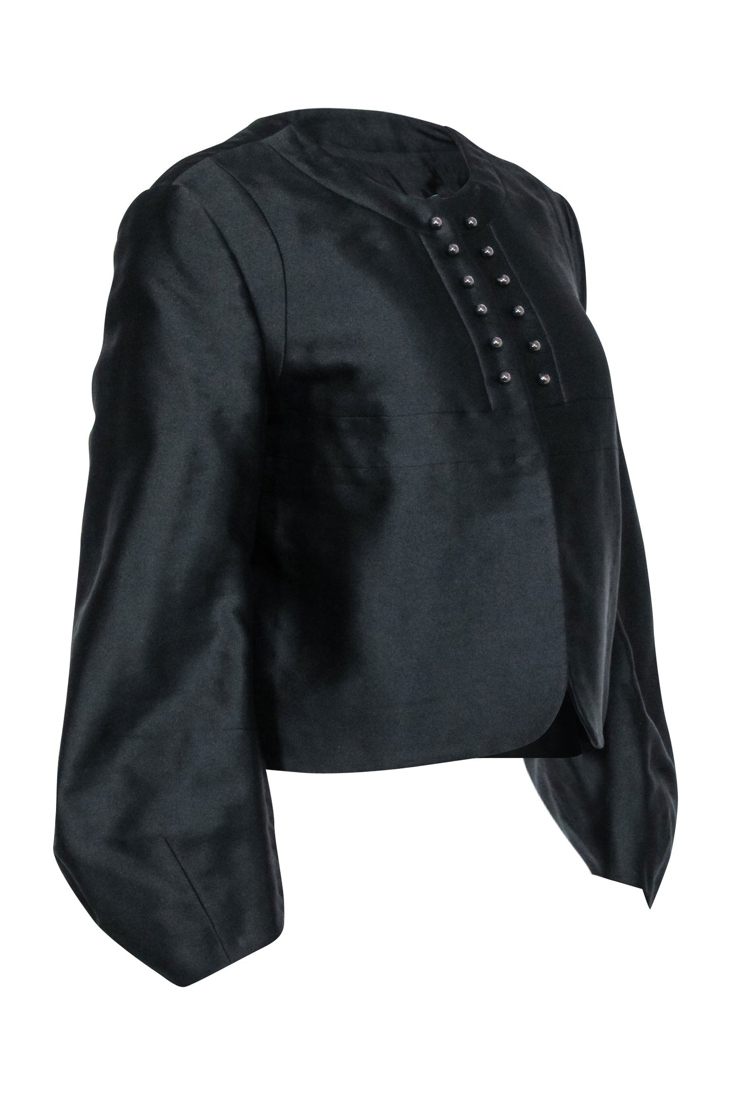 Valentino - Black Bubble Sleeve Bolero Jacket Sz 10