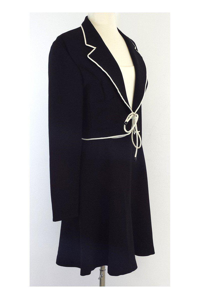 Valentino - Black & White Suit Dress Sz 10