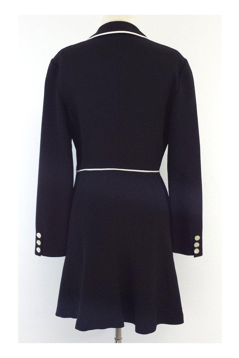 Valentino - Black & White Suit Dress Sz 10