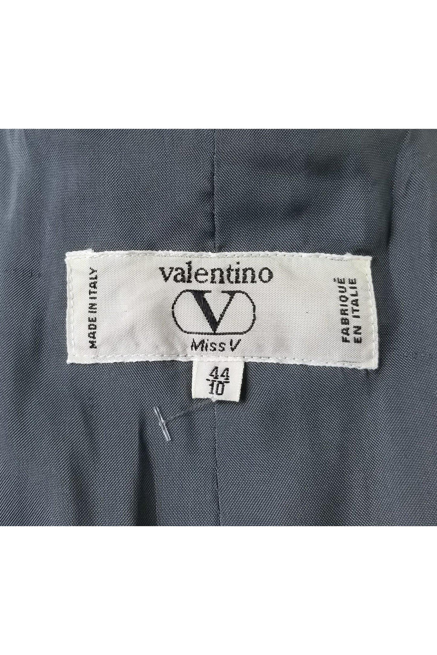 Valentino - Grey Printed Blazer Sz 10