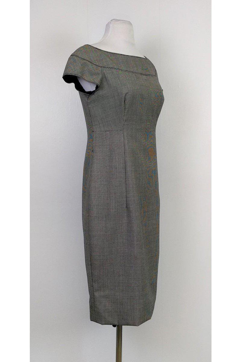 Valentino - Houndstooth Cap Sleeve Dress Sz 4