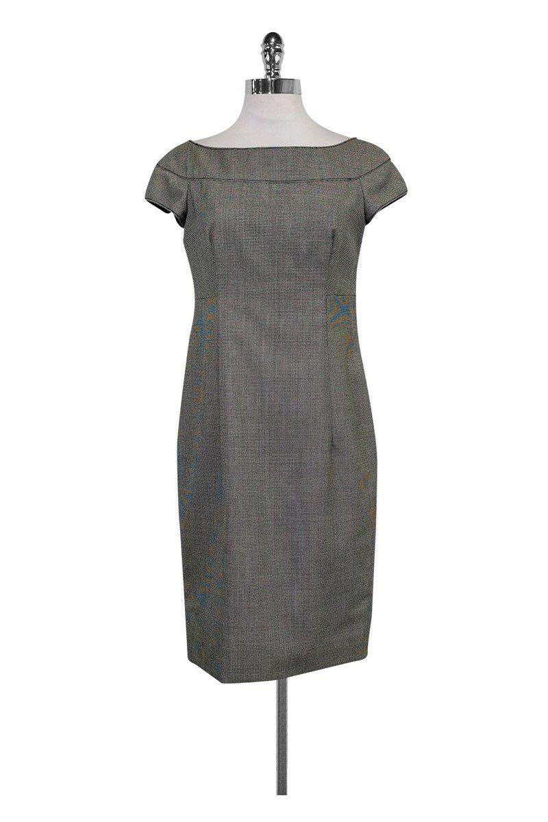 Valentino - Houndstooth Cap Sleeve Dress Sz 4