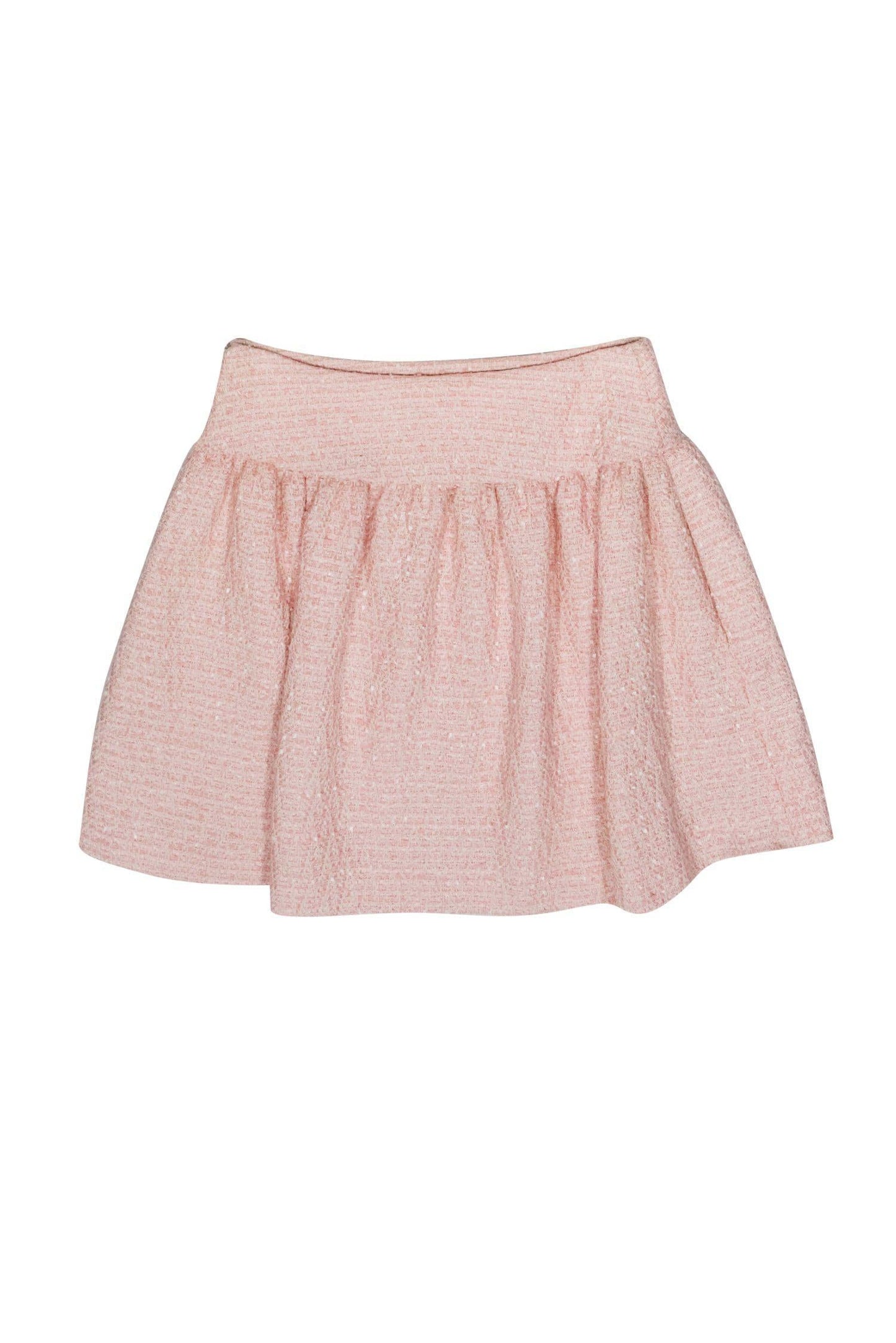 Valentino - Light Pink Tweed Flared Skirt Sz 4