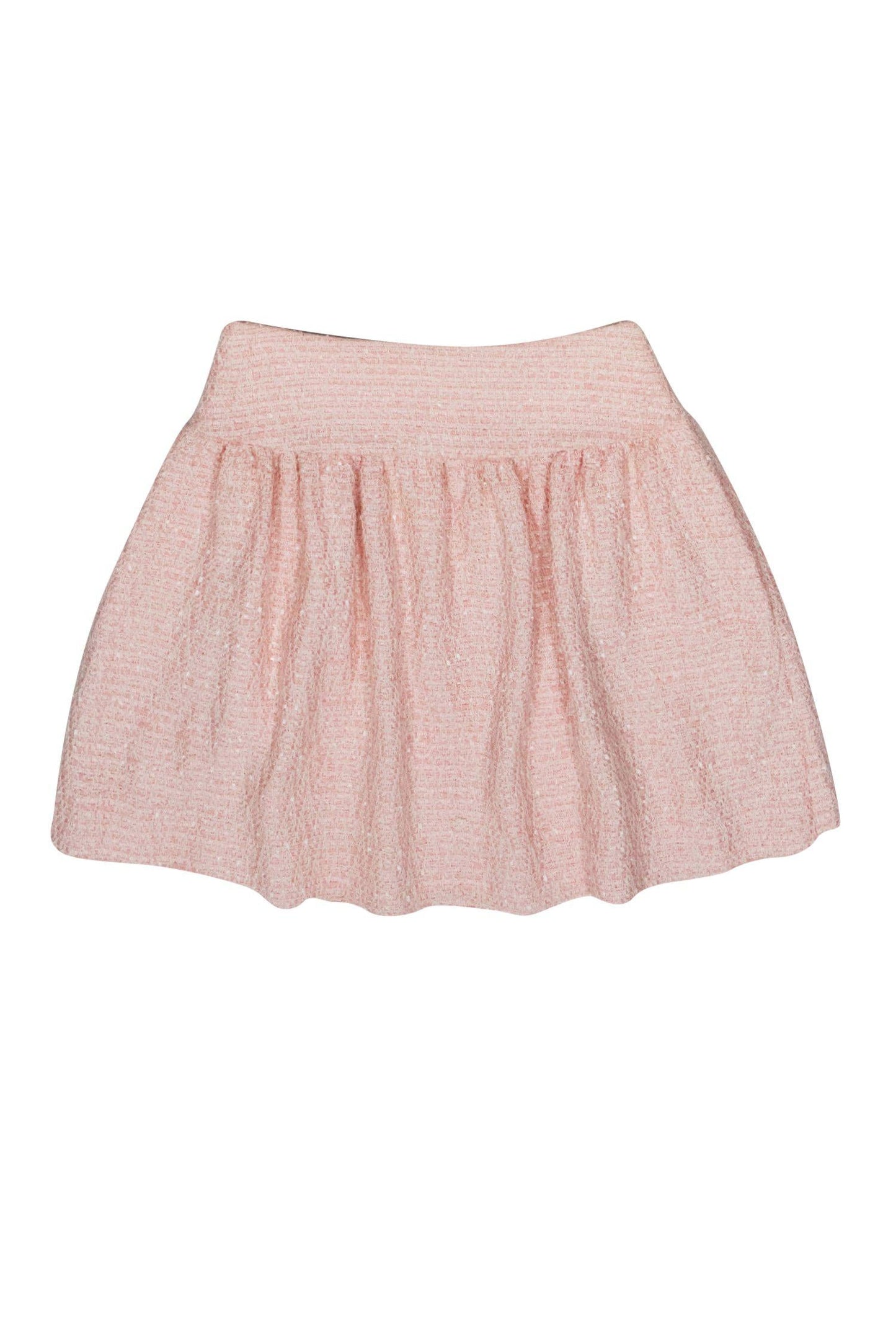 Valentino - Light Pink Tweed Flared Skirt Sz 4