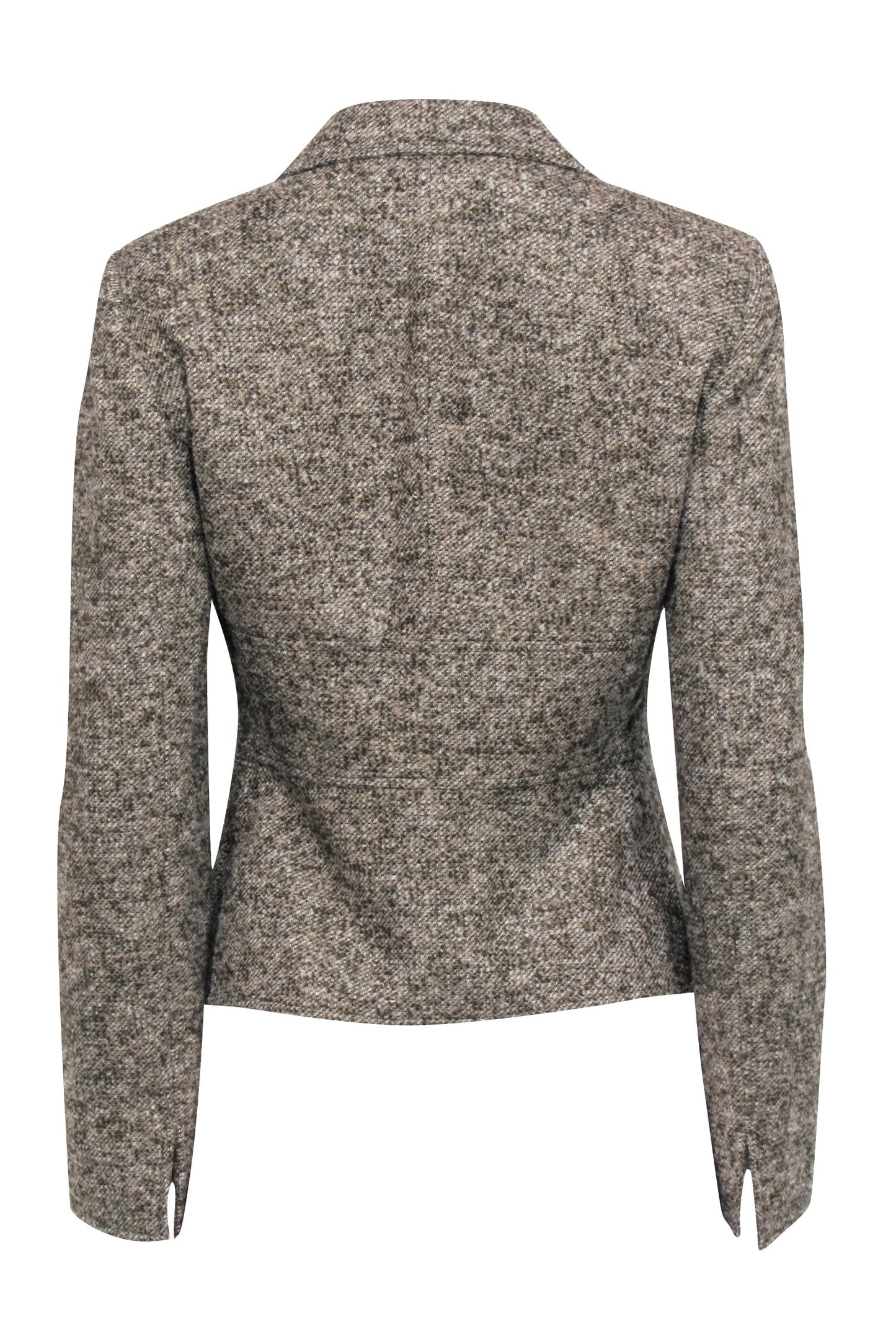 Valentino - Olive, Beige, & Cream Tweed Blazer Sz 10