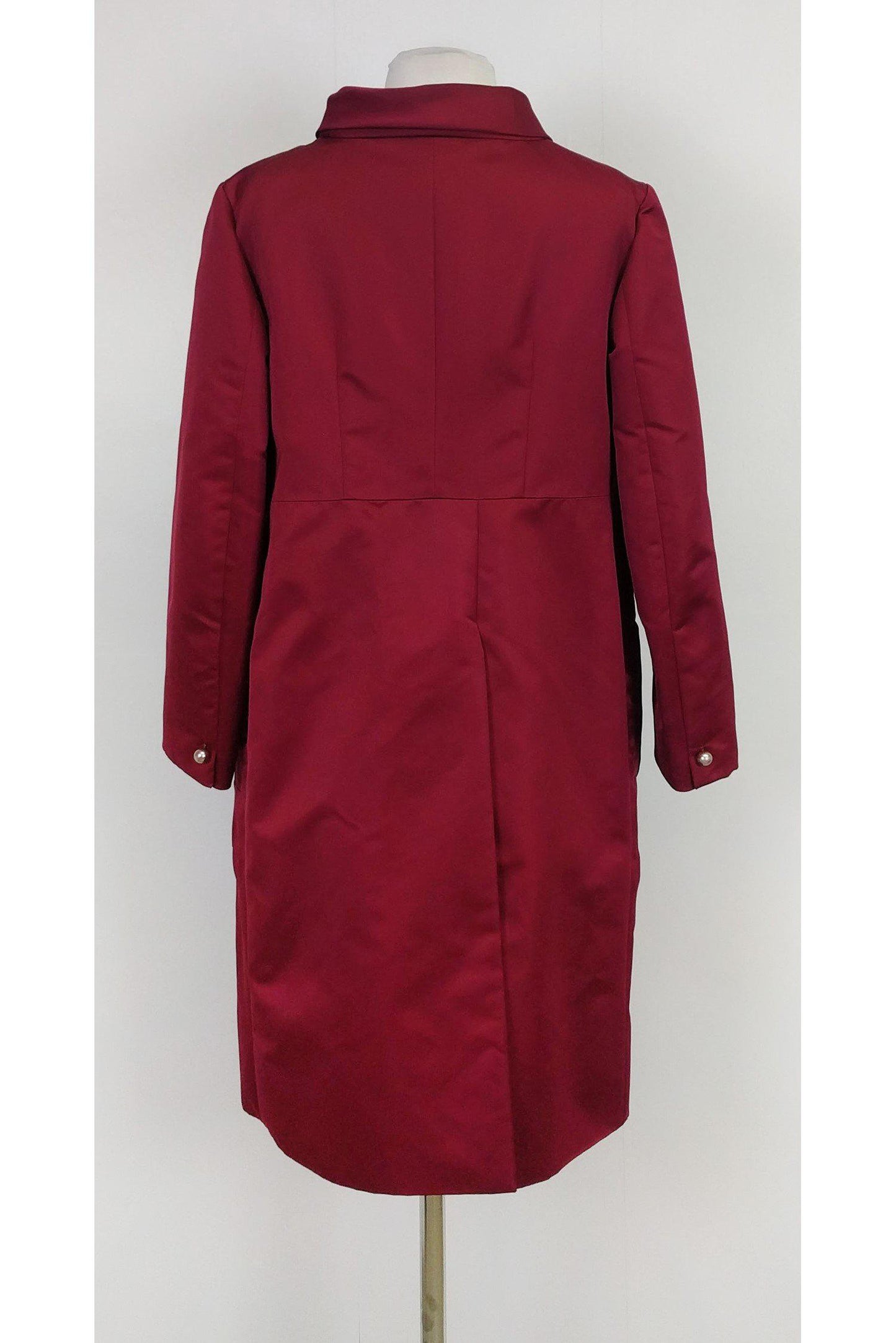 Valentino - Red Satin w/ Pearl Jacket Sz 10