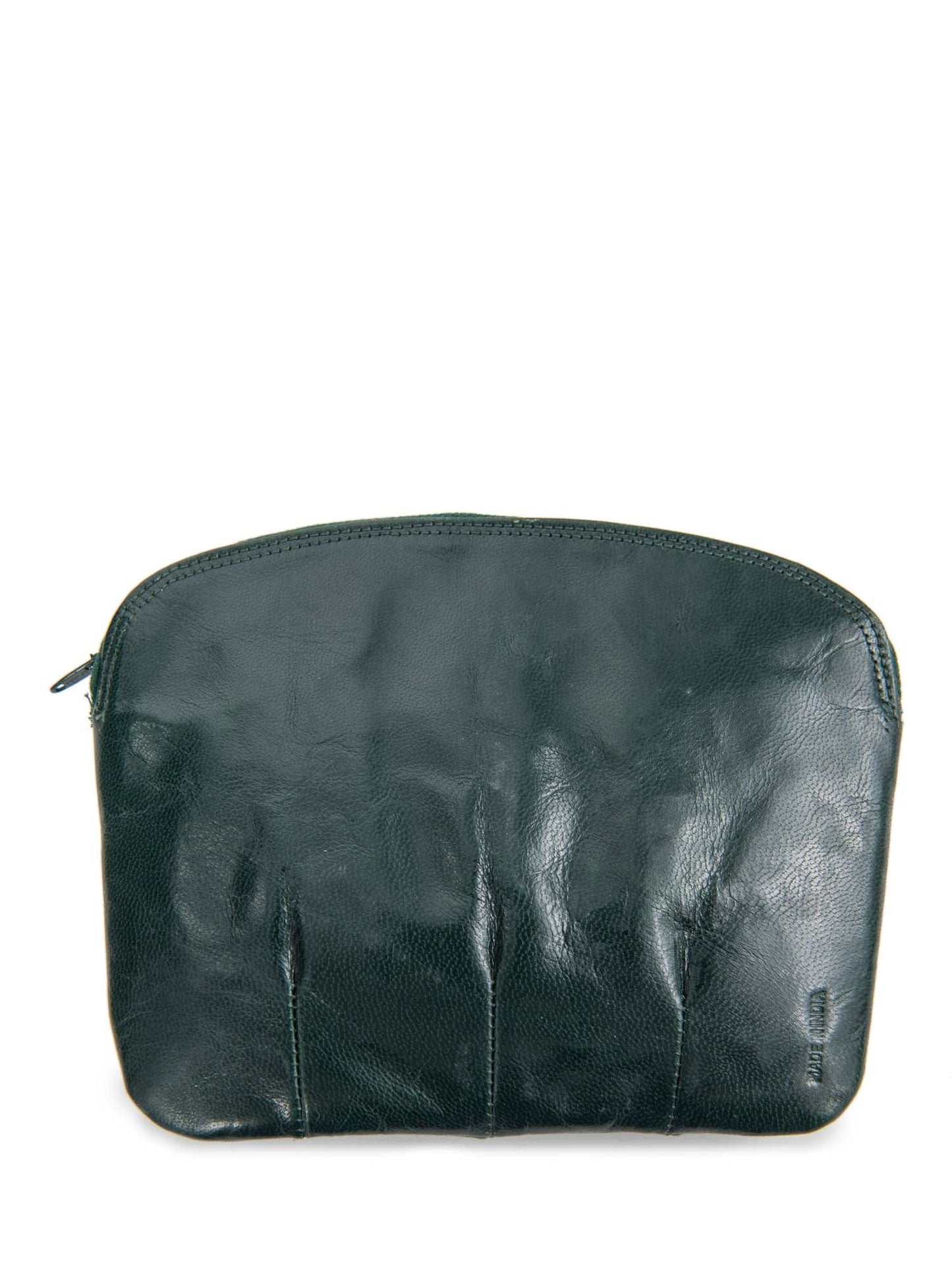 Valentino by Mario Vintage Leather Logo Zippered Hobo Bag with Wallet Green