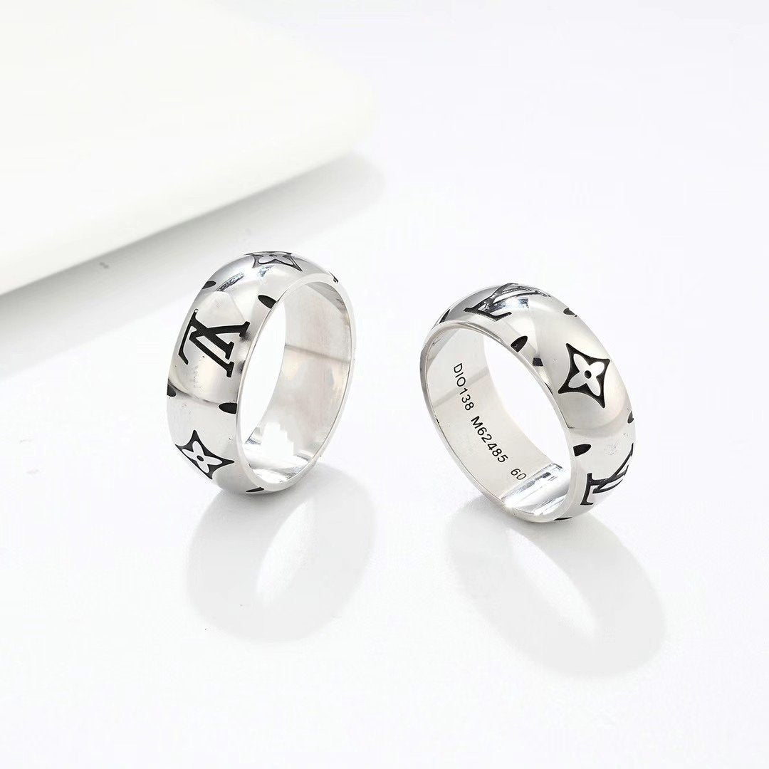 Louis Vuitton SILVER MONOGRAM RING
